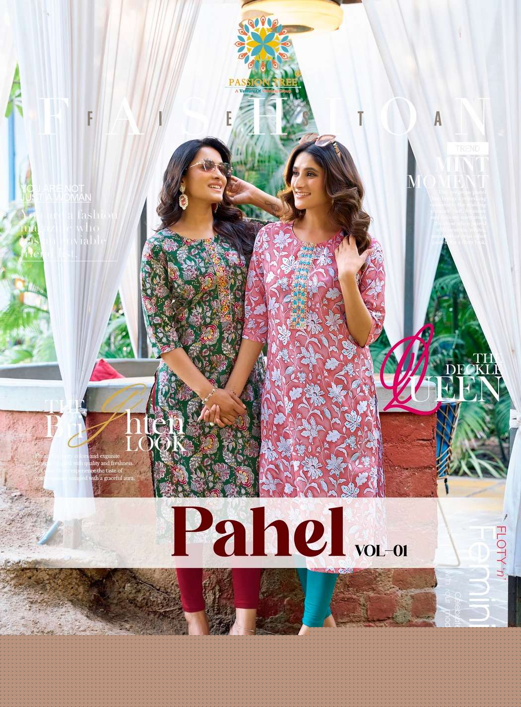 PASSION TREE PAHEL VOL 1 FLOWER LONG KURTI REGULAR WEAR SUPPLIER
