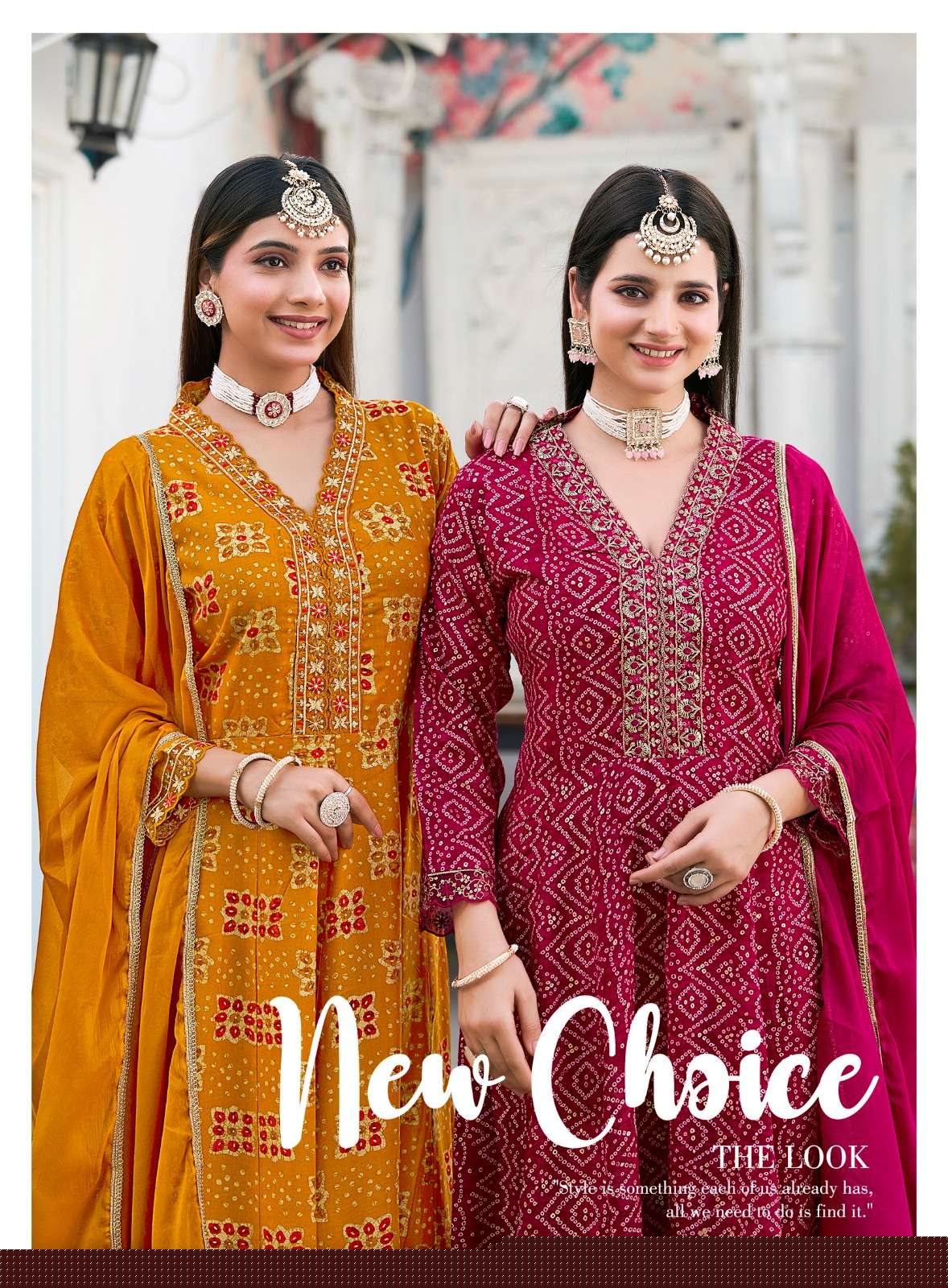 RADHIKA LIFESTYLE ANARKALI Vol 6 FESTIVAL WEAR ANARKALI STYLE READY MADE SUITS RESELLER