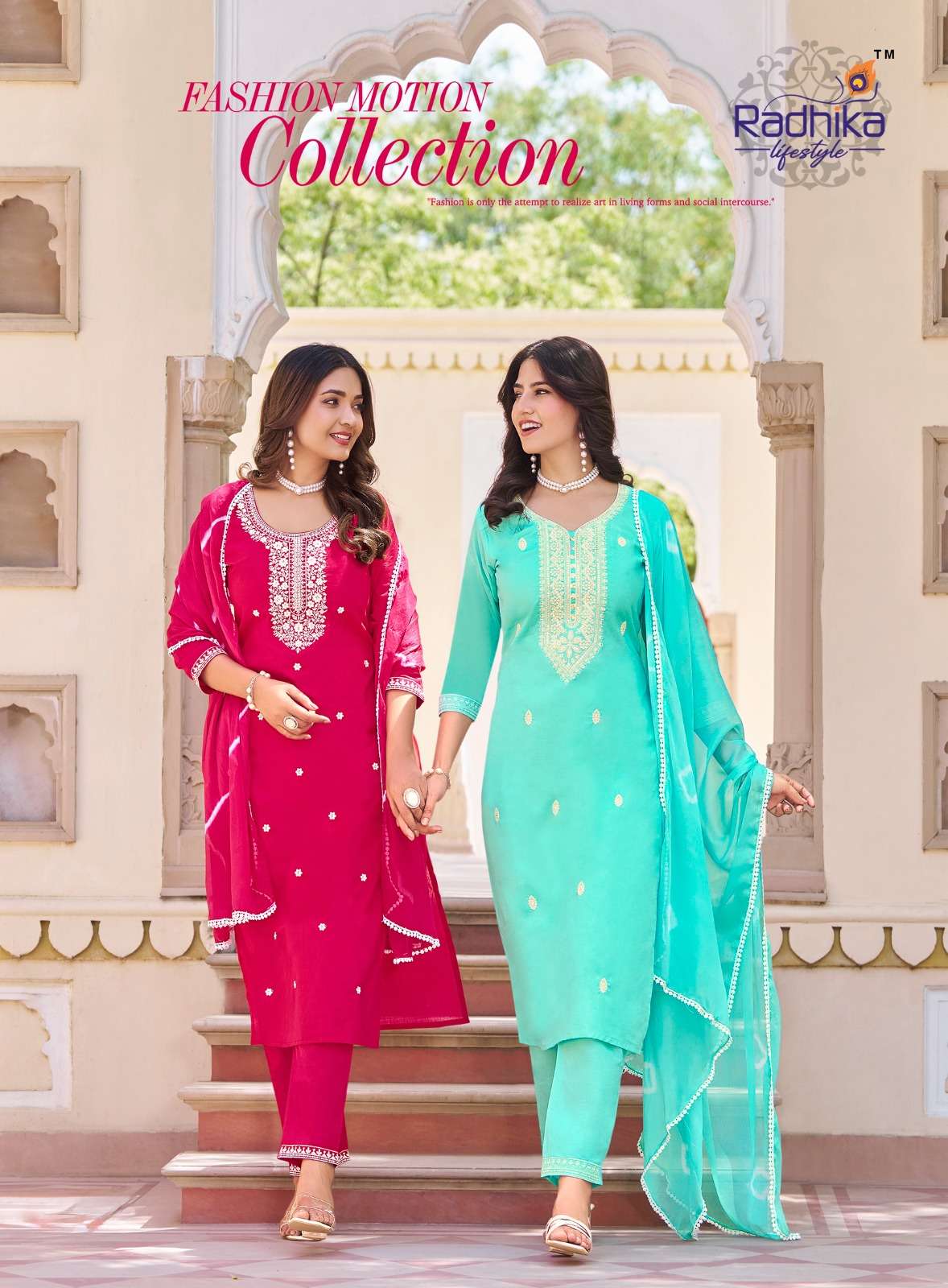 RADHIKA LIFESTYLE COTTON CULTURE VOL 3 INDIAN WOMEN READYMADE COTTON SUIT AT RESELLER SHOP