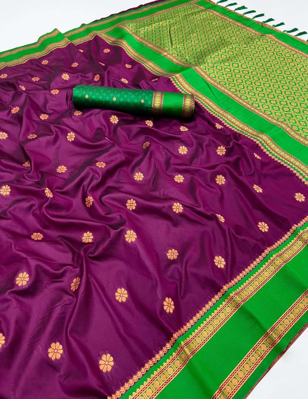 RAGINI VOL 1 SOFT SILK WITH ALL OVER WEAVING DESIGN FANCY SAREE