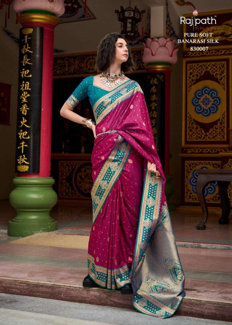 RAJPATH SAMRUDDHI BANARASI SILK RICH LOOK SAREE 