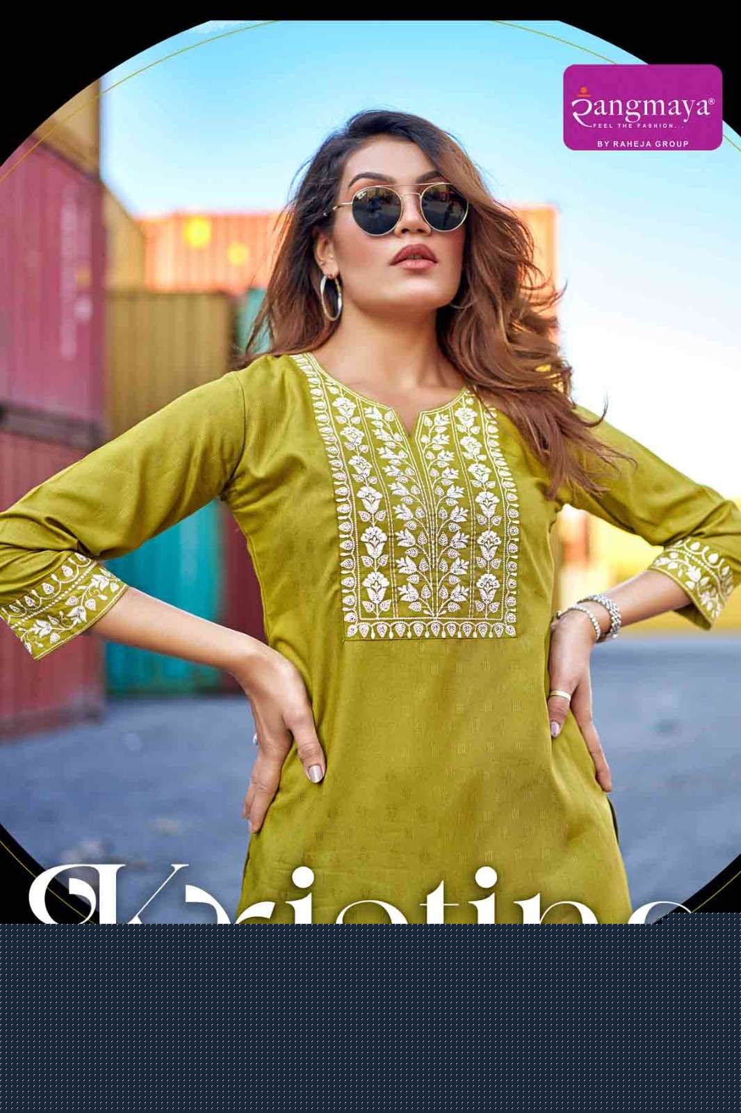 RAMGMAYA KRISTINA REGULAR WEAR TUNIC COLLECTION LOW PRICE SET DEALER