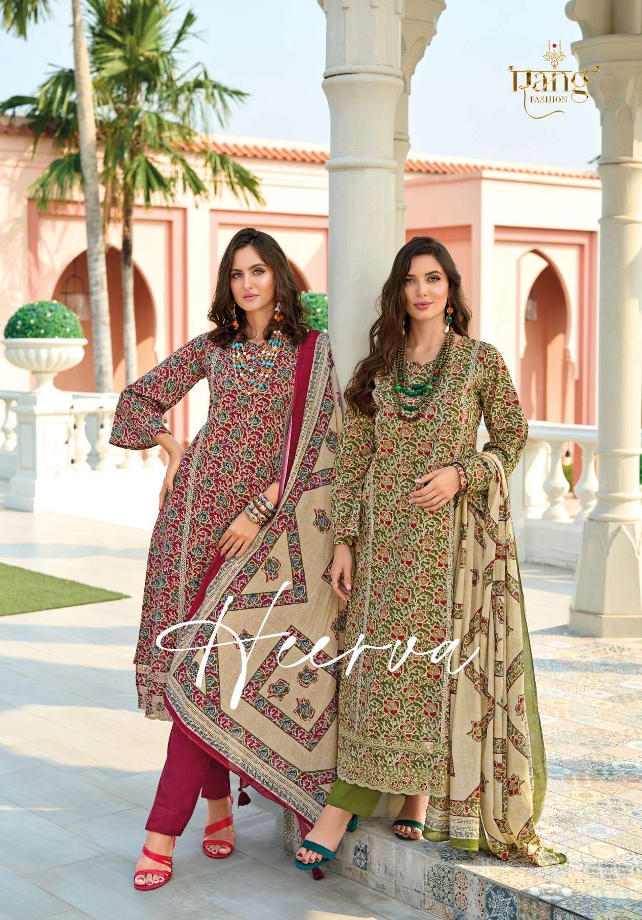 RANG FASHION HEERVA SUMMER WEAR HIGH QUALITY DESIGN SUIT CATALOG