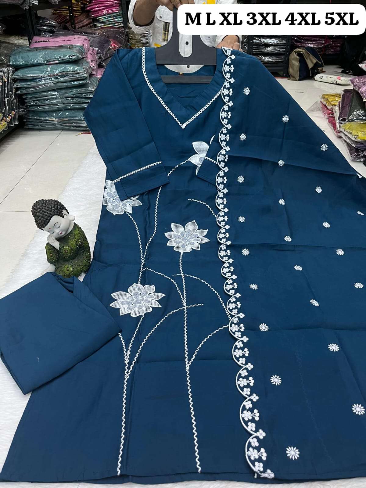 REGULAR WEAR SILK FLOWER DESIGN SUIT FOR WOMEN DEALER VRD 