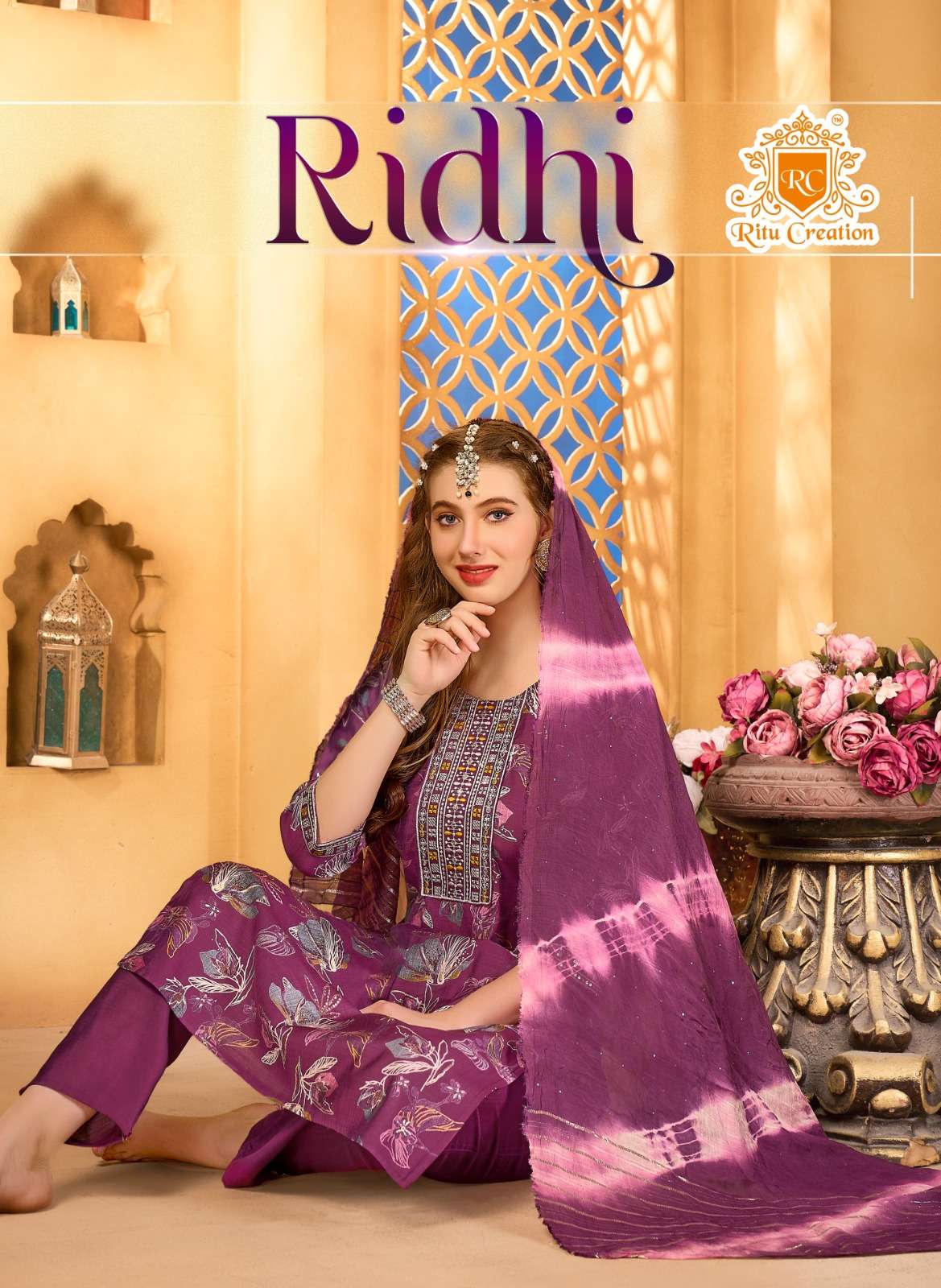RITU CREATION RIDHI REGULAR LADIES READYMADE DRESS RESELLER AT ONLINE 