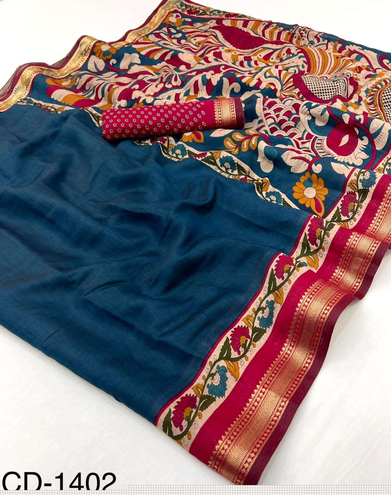 RNC Series Chadrama Beautiful digital printed Summer special mul cotton saree