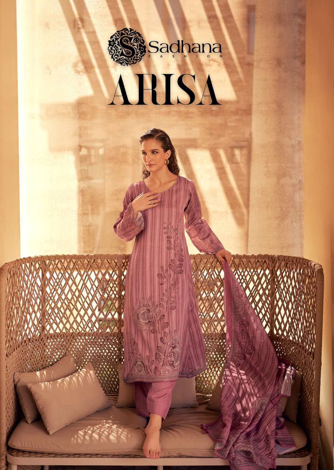 SADHANA FASHION ARISA BOUTIQUE JAM COTTON MATERIAL SET FOR WOMEN EXPORTER