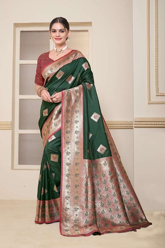 sanjna Yeola Paithani  9774 Colours  Soft Silk weaving design fancy saree 