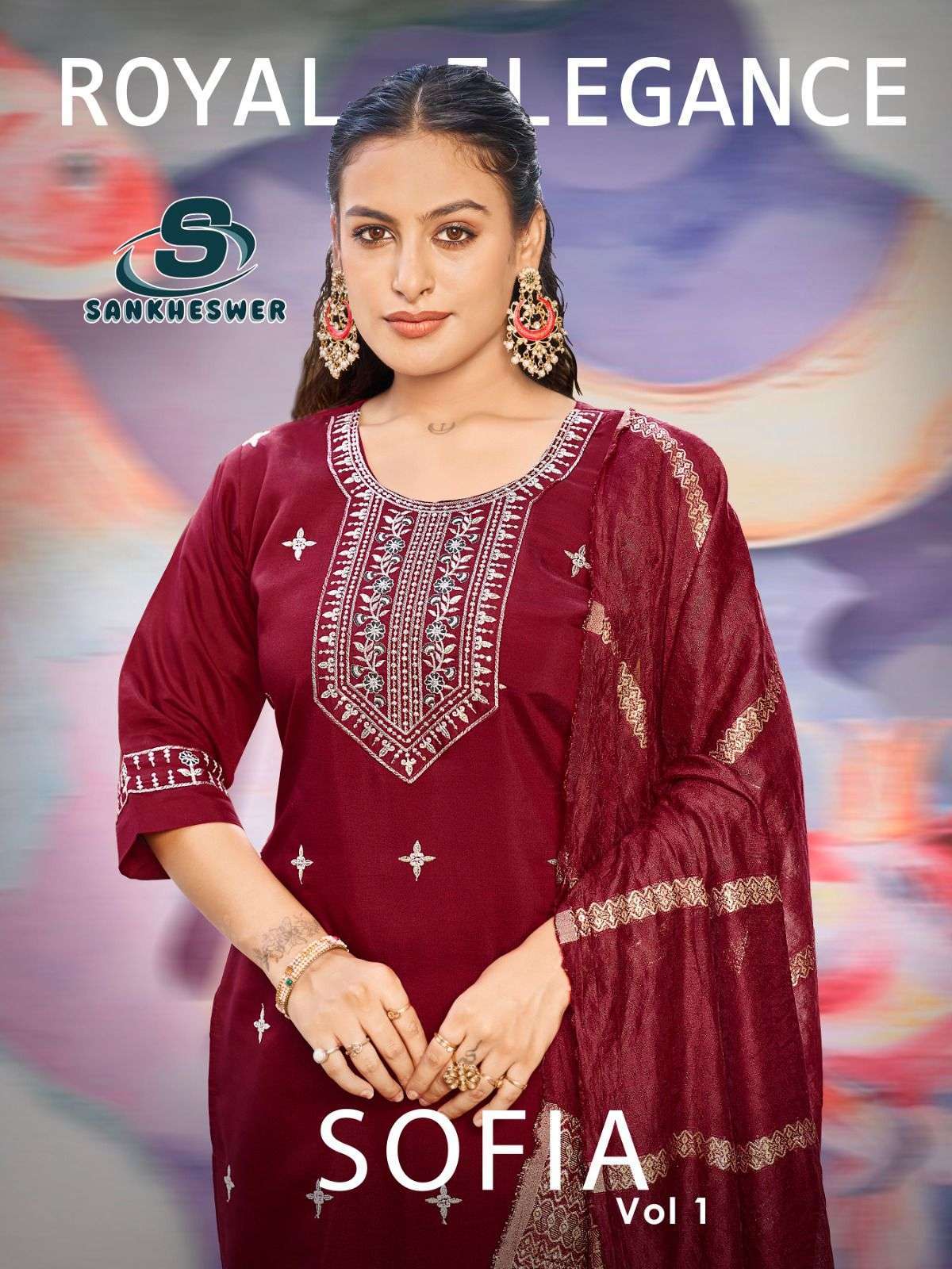 SANKHESWER SOFIA VOL 1 FANCY SILK SALWAR SUIT READYMADE CLOTH WHOLESALE