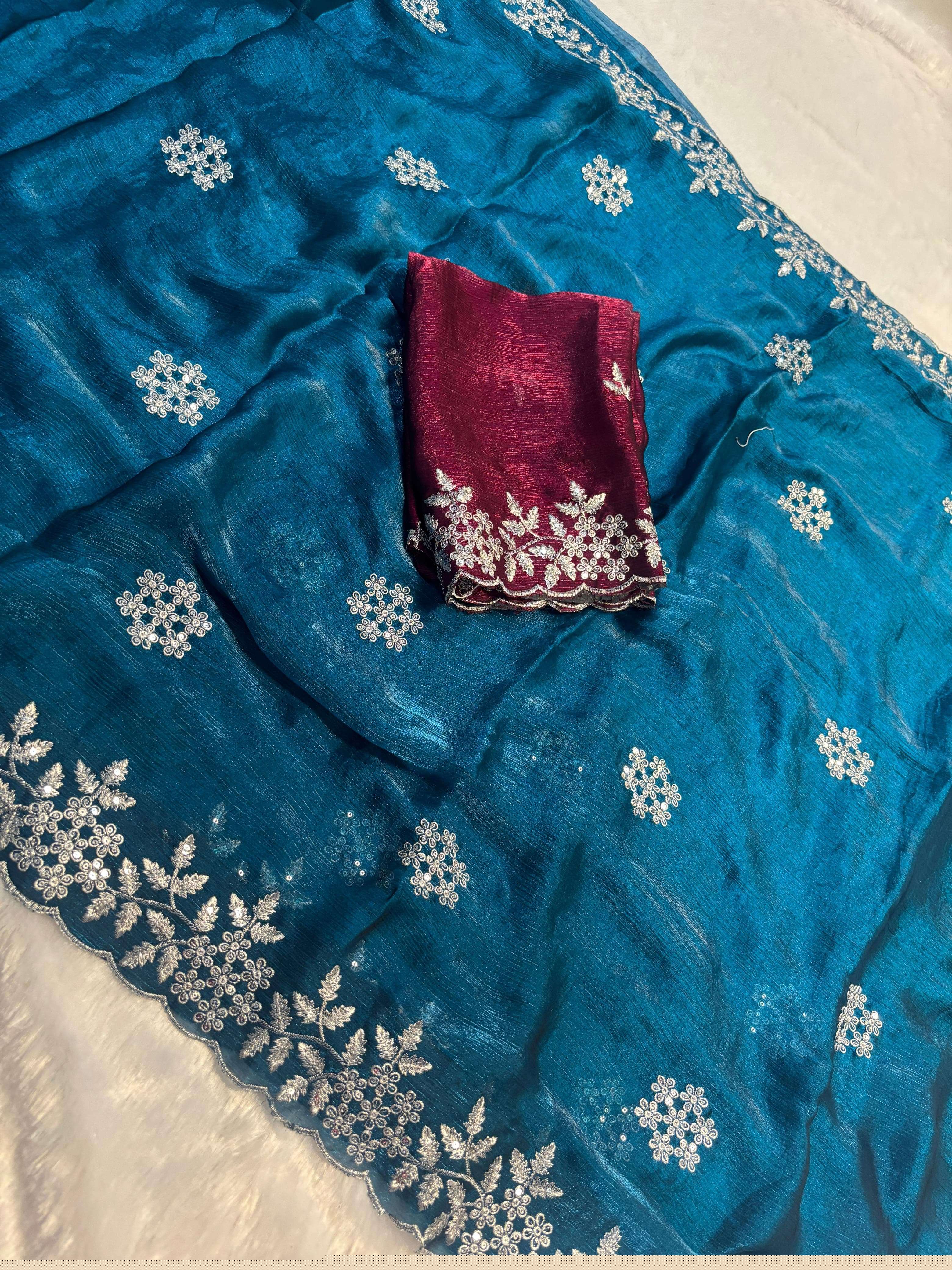 Rangoli Silk fancy saree collection