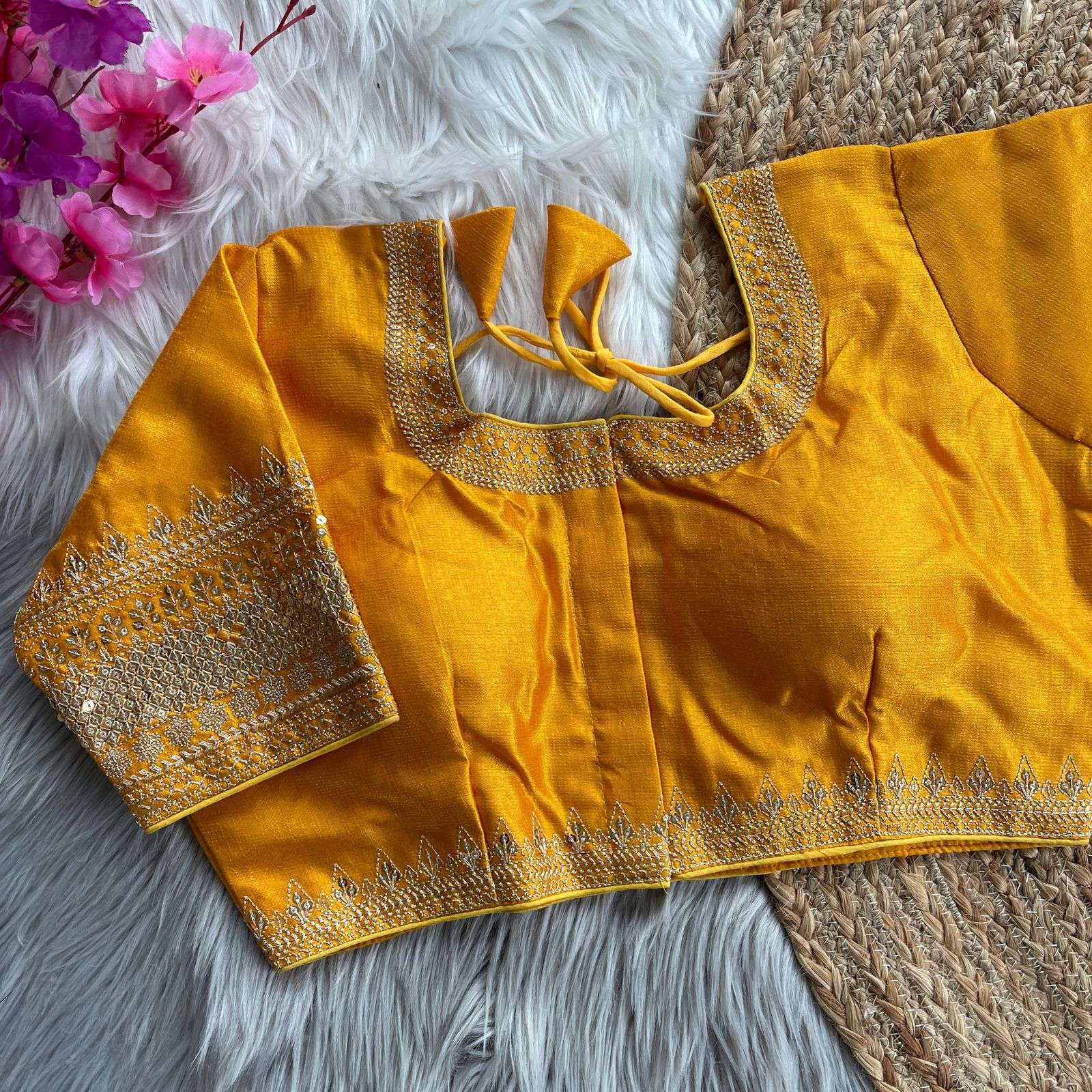 Festival special silk embroidery work blouse collection rf