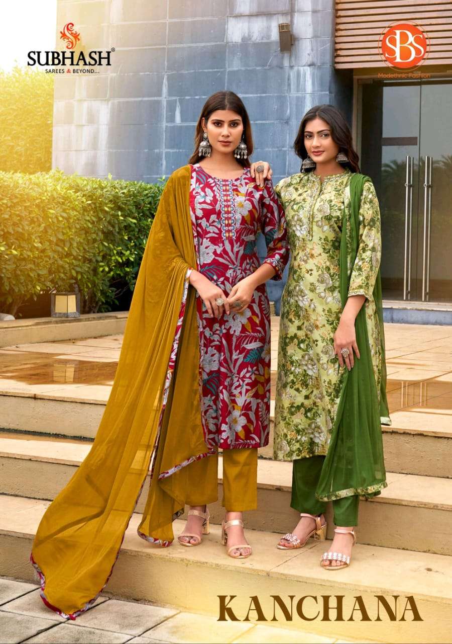 SUBHASH KANCHANA TRAVEL DAILY WEAR PRINTED SALWAR SUIT RESELLER