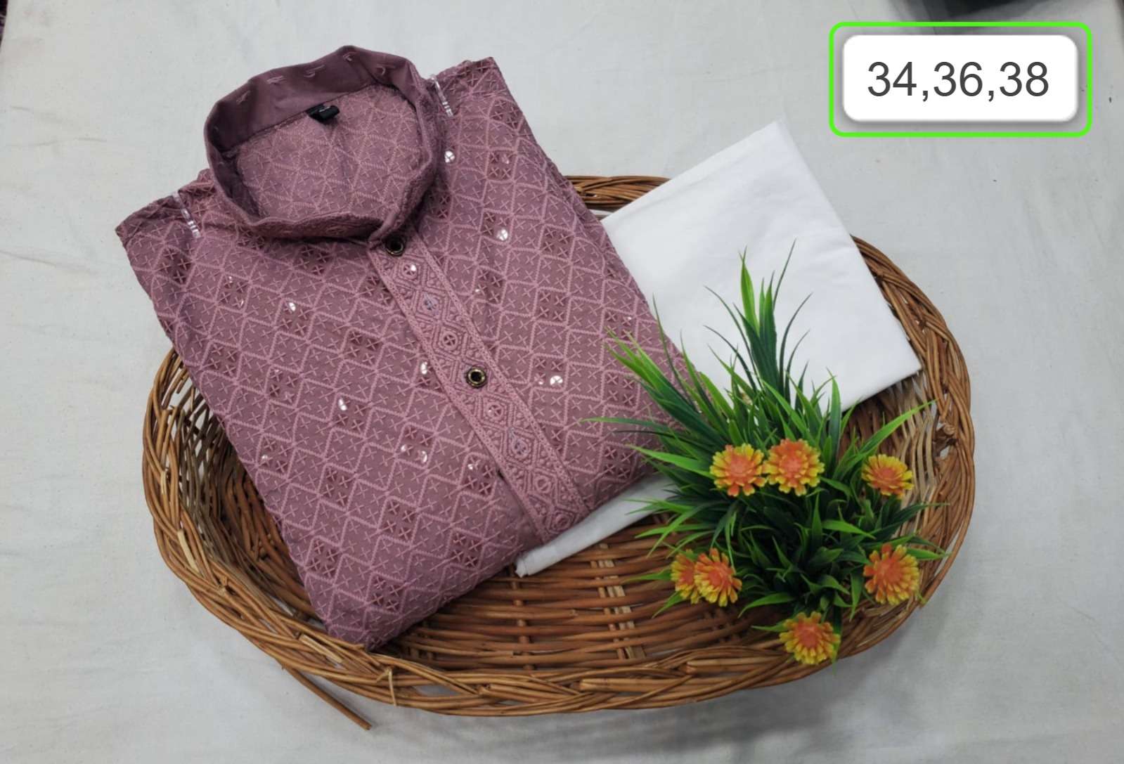 SUMMER FESTIVAL COTTON CHIKAN KURTA PAYJAMA MENS COLLECTION STORE HITLAR