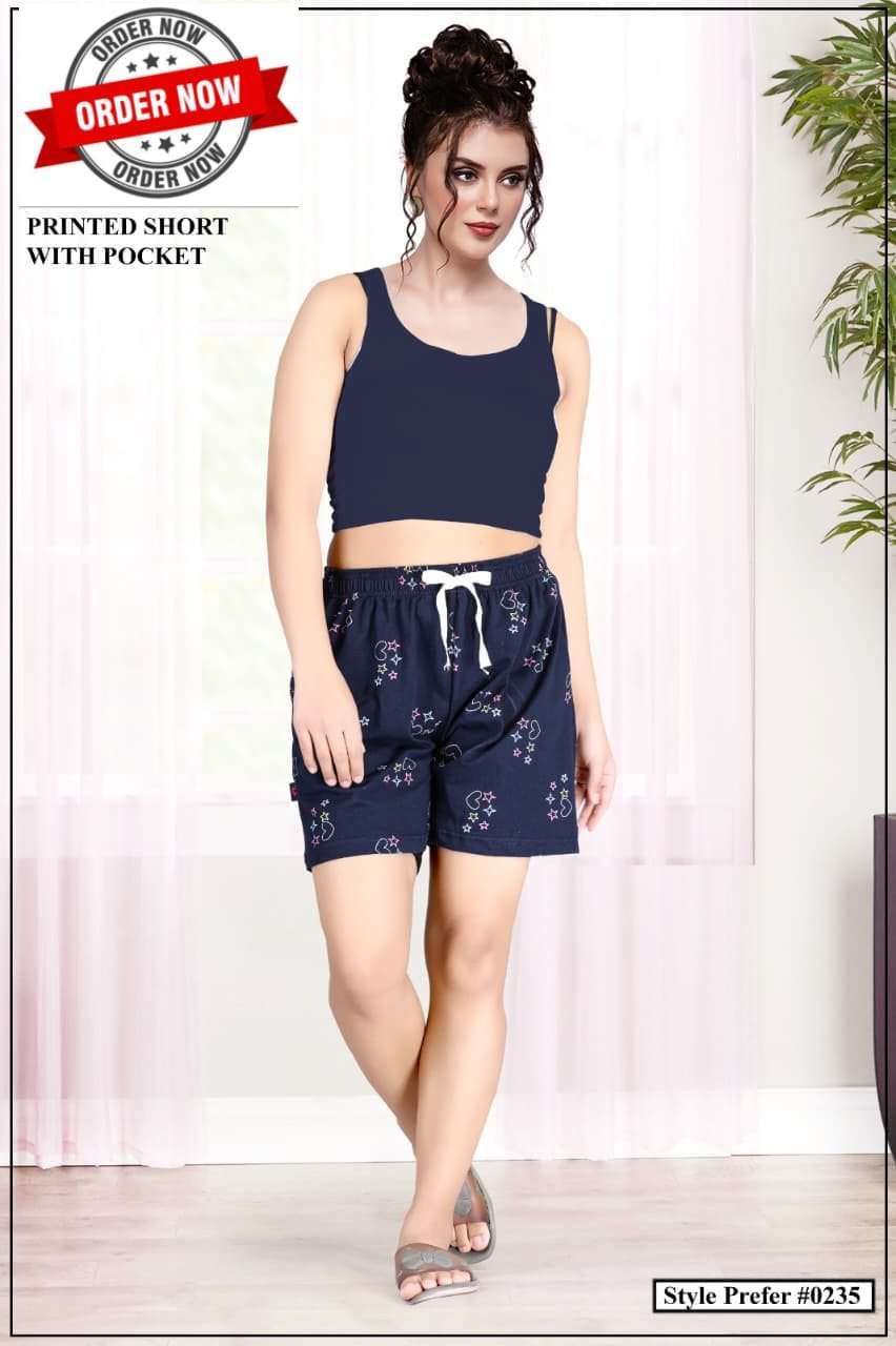 SUMMER SPECIAL VOL 235 NIGHT WEAR SHORT PANT WOMEN COLLECTION 