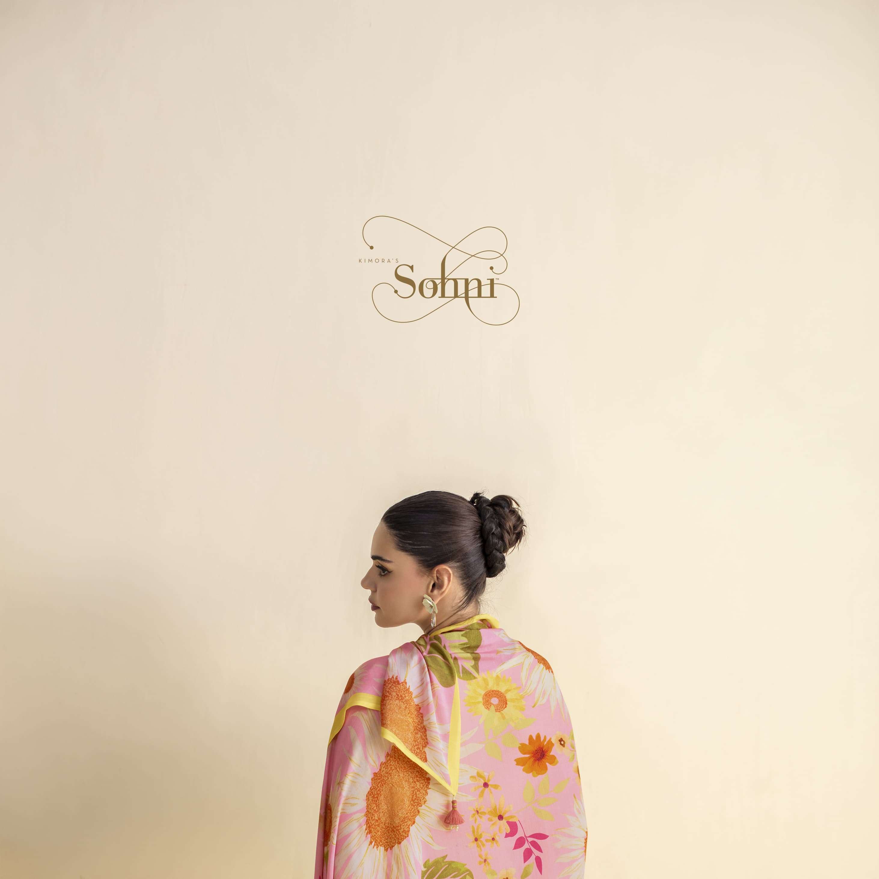 Surajmukhi By Kimora fashion Sohni lawn cotton fancy look suits 