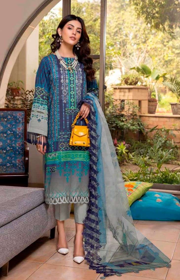 TAJ CREATIONS 481 & 482 TREND PAKISTANI COTTON DRESS WHOLESALE