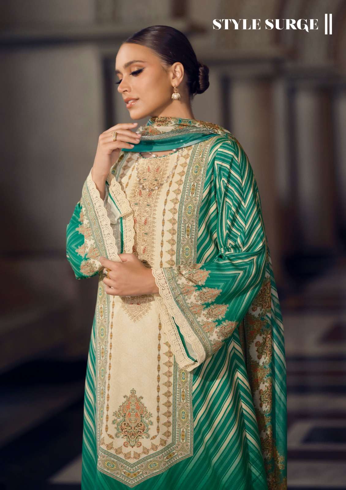 THE HERMITAGE SHOP MARRAKESH DIGITAL SALWAR SUIT PAKSITANI CLOTH RESELLER