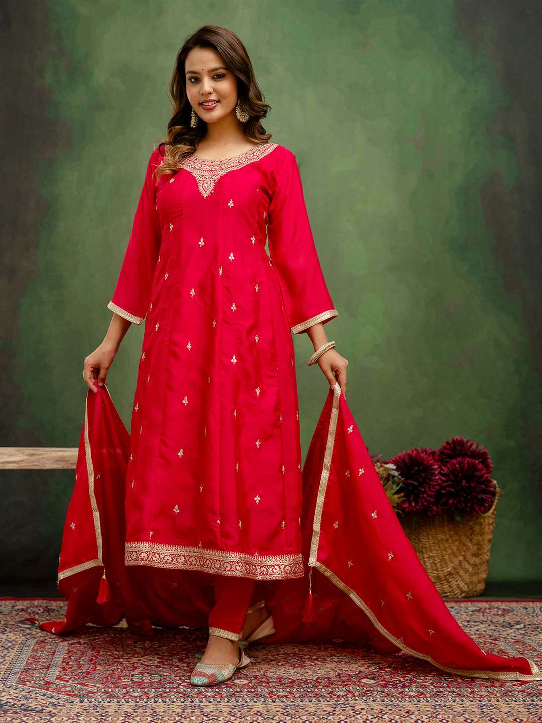 VASTRAM SHADI COLLECTION LADIES WORK ANARKALI STYLE SUIT DEALER 