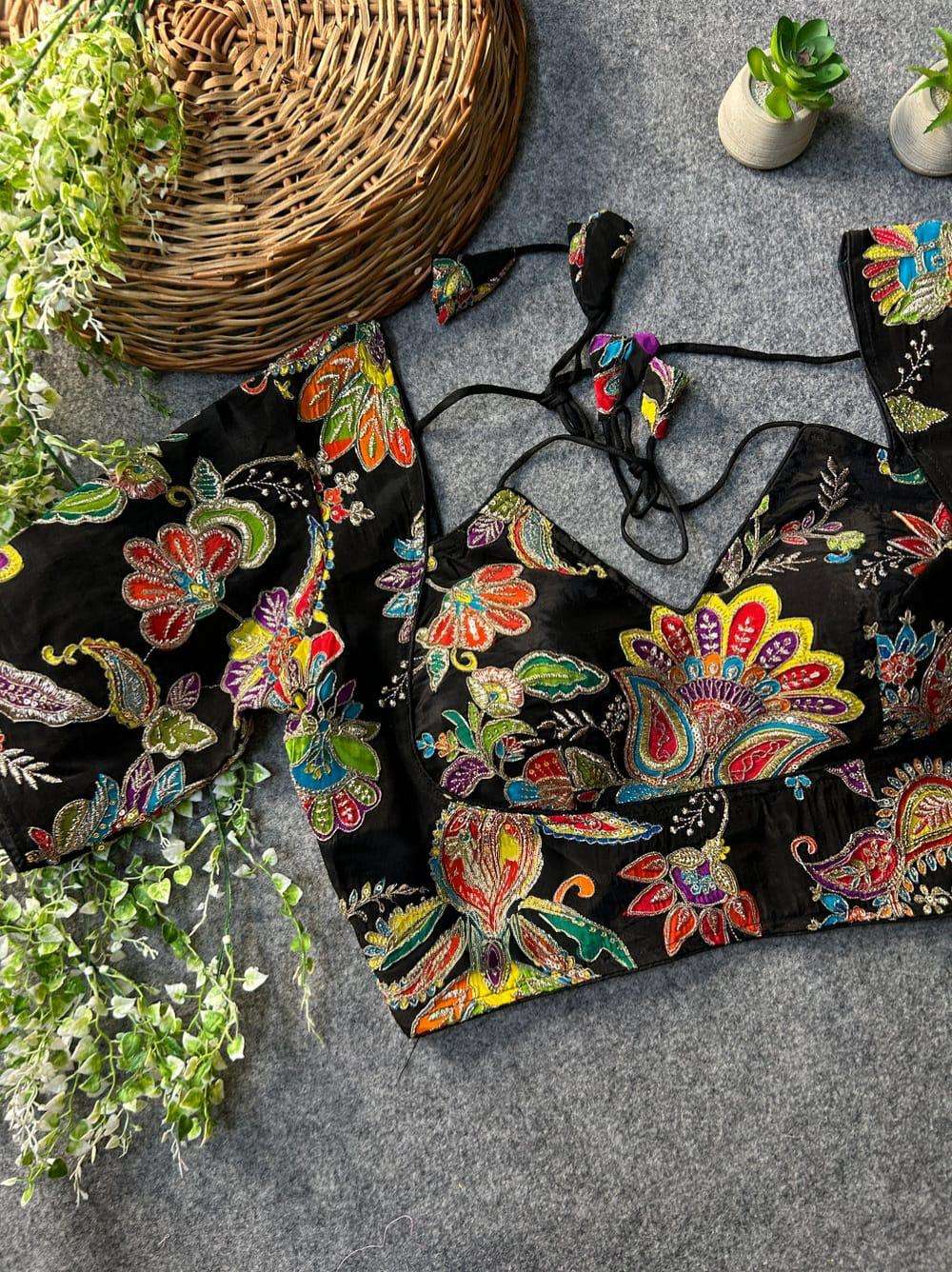Wedding special fancy look Stich blouse rf