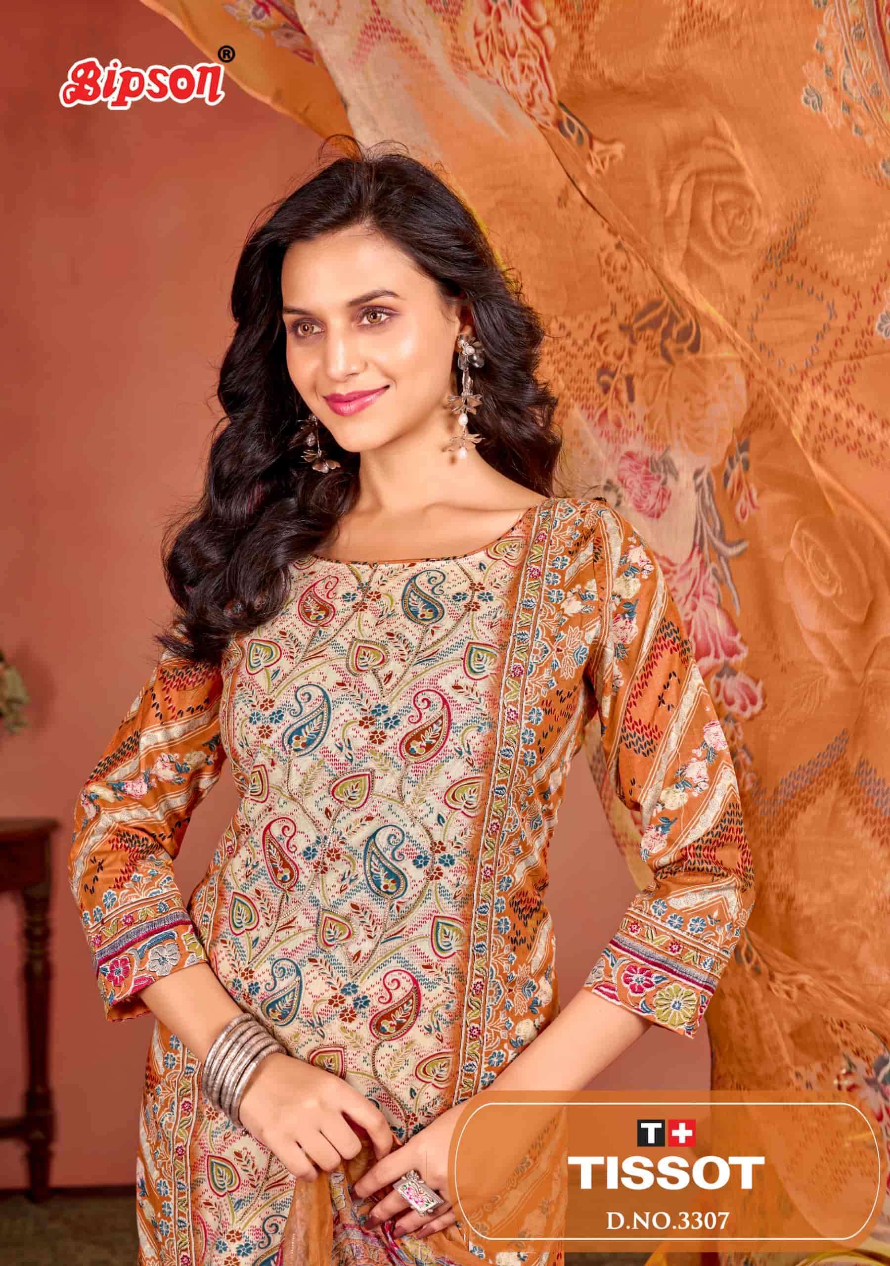 BIPSON TISSOT 3307 EXCLUSIVE BRAND COTTON PRINT SALWAR SUIT FOR PARTY WEAR 