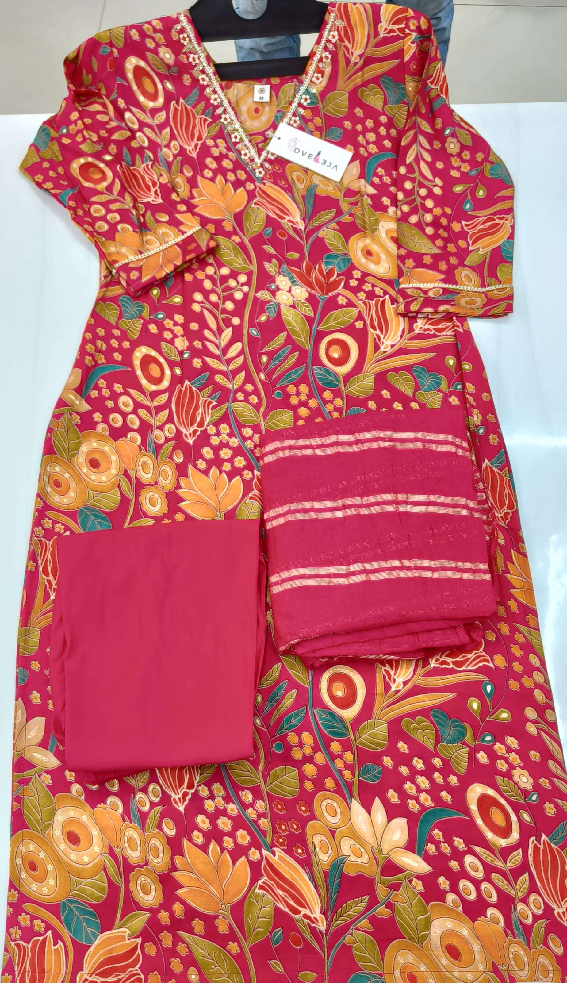 DVEEJA FASHION CHANDERI PRINT FANCY SUIT COLLECTION DEALER