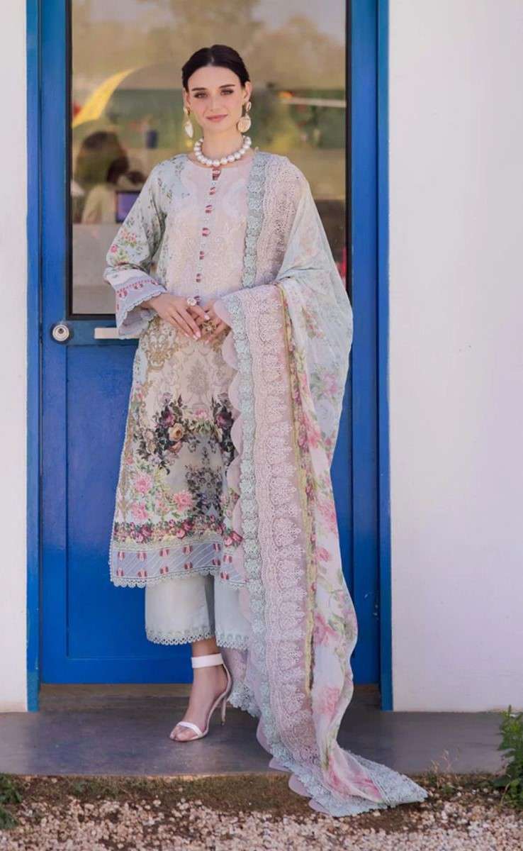 HAZZEL NEEDLE WONDER 0322 PAKISTANI HIT DESIGNER HEAVY WORK SUIT SUPPLIER