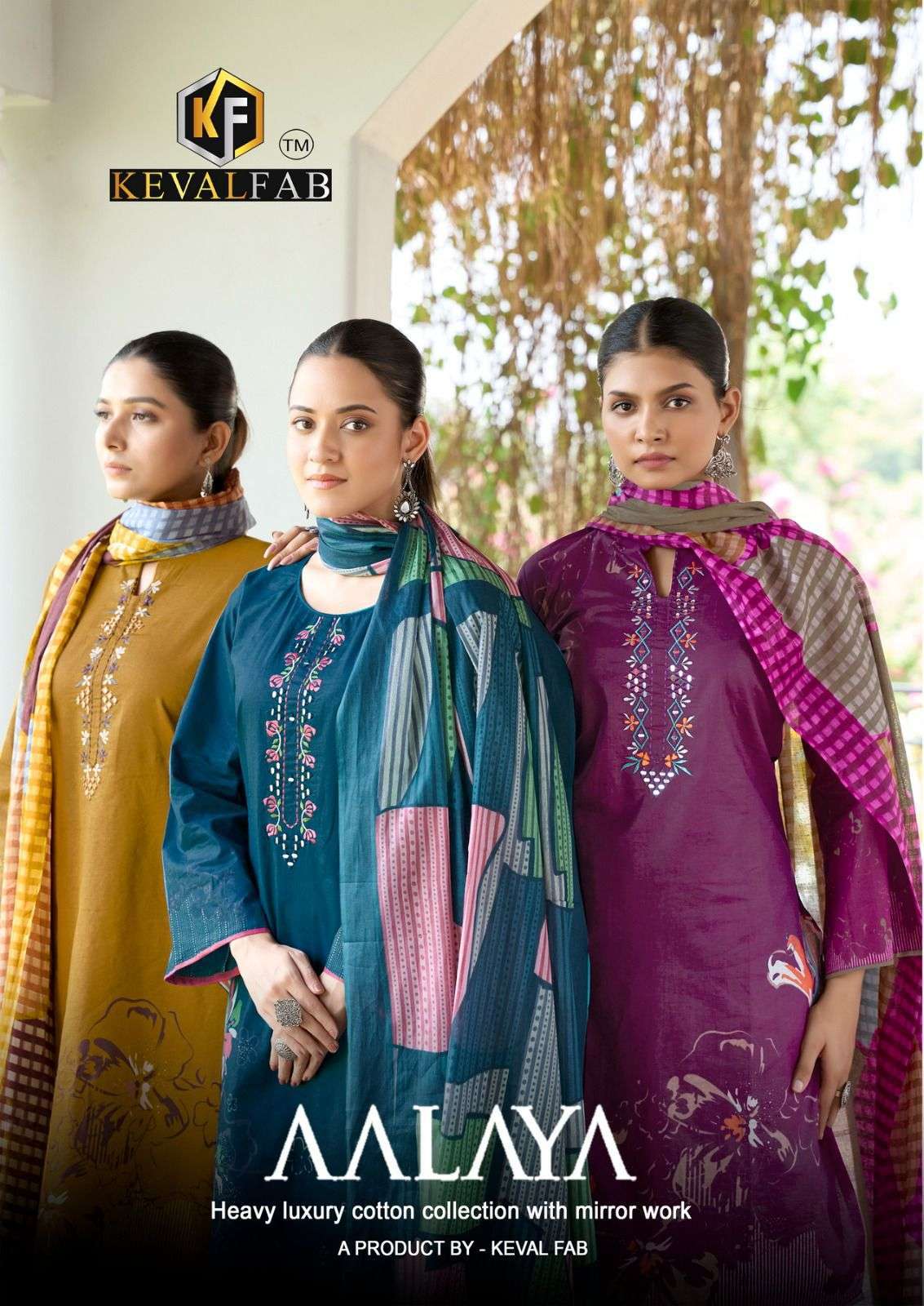 KEVAL FAB AALAYA VOL 1 CASUAL DESIGN COTTON DRESS FOR WOMEN RESELLER 