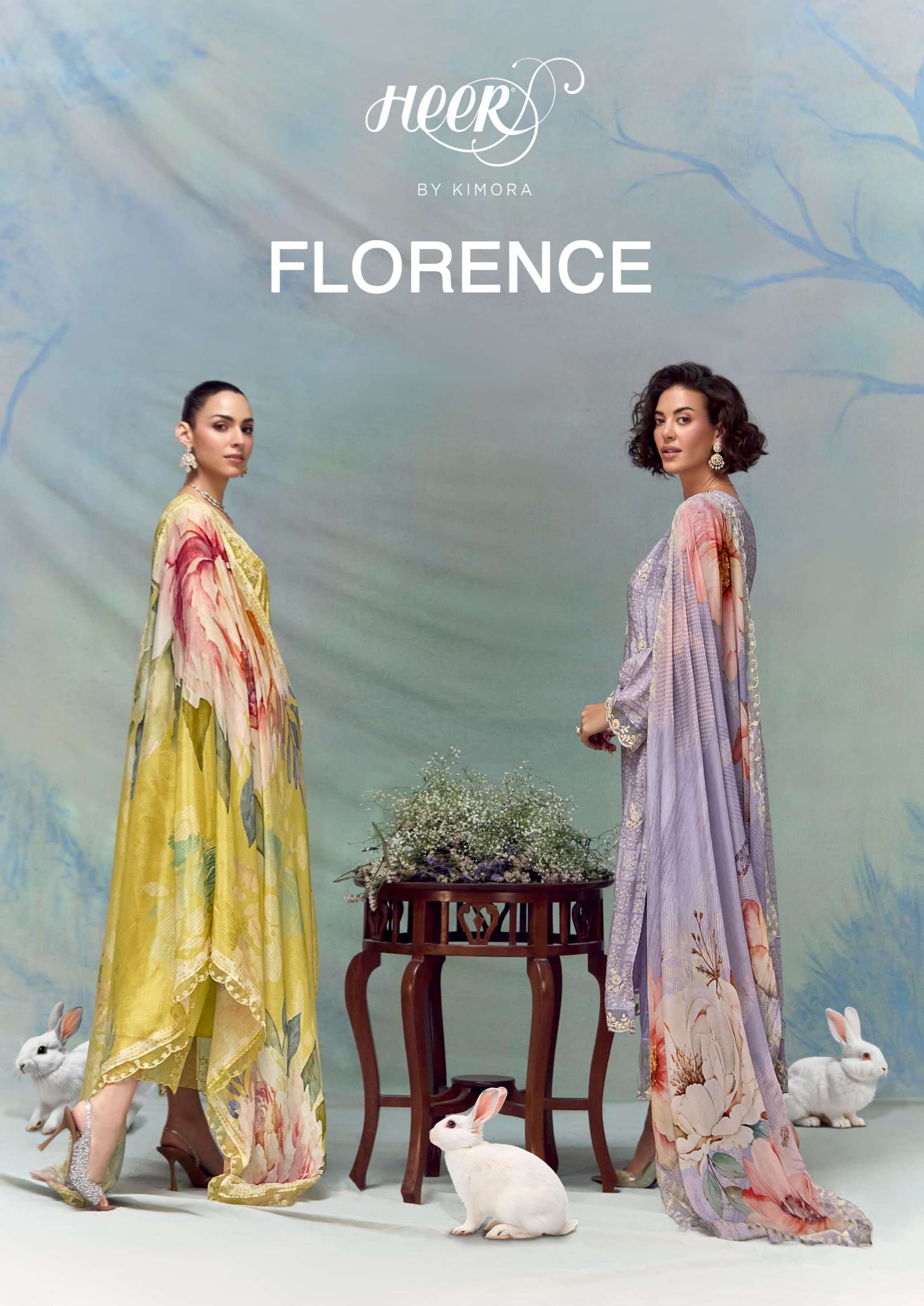 Kimora heer fashion Florence Summer special flower printed salwar kameez