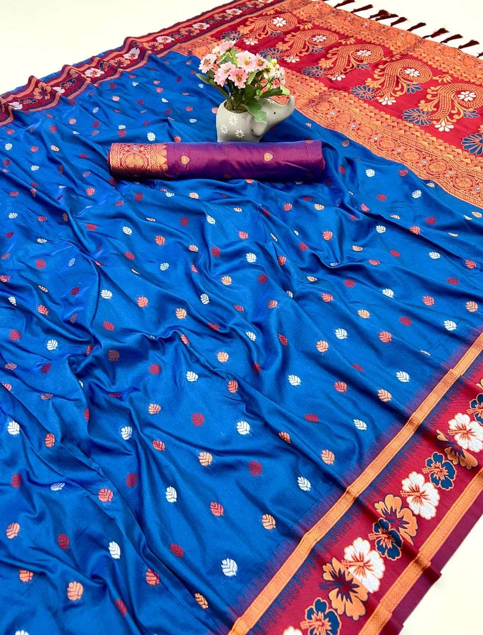 RAGINI VOL 5 SOFT SILK TWO SHADES FUNCTION SPECIAL SAREE