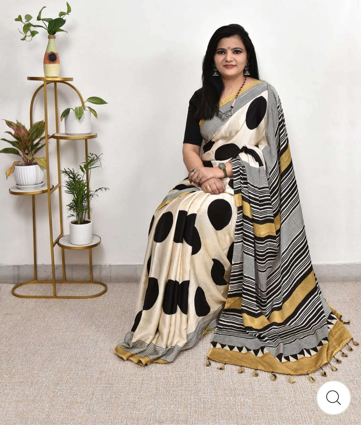 Semi Gaji Silk Lightweight saree