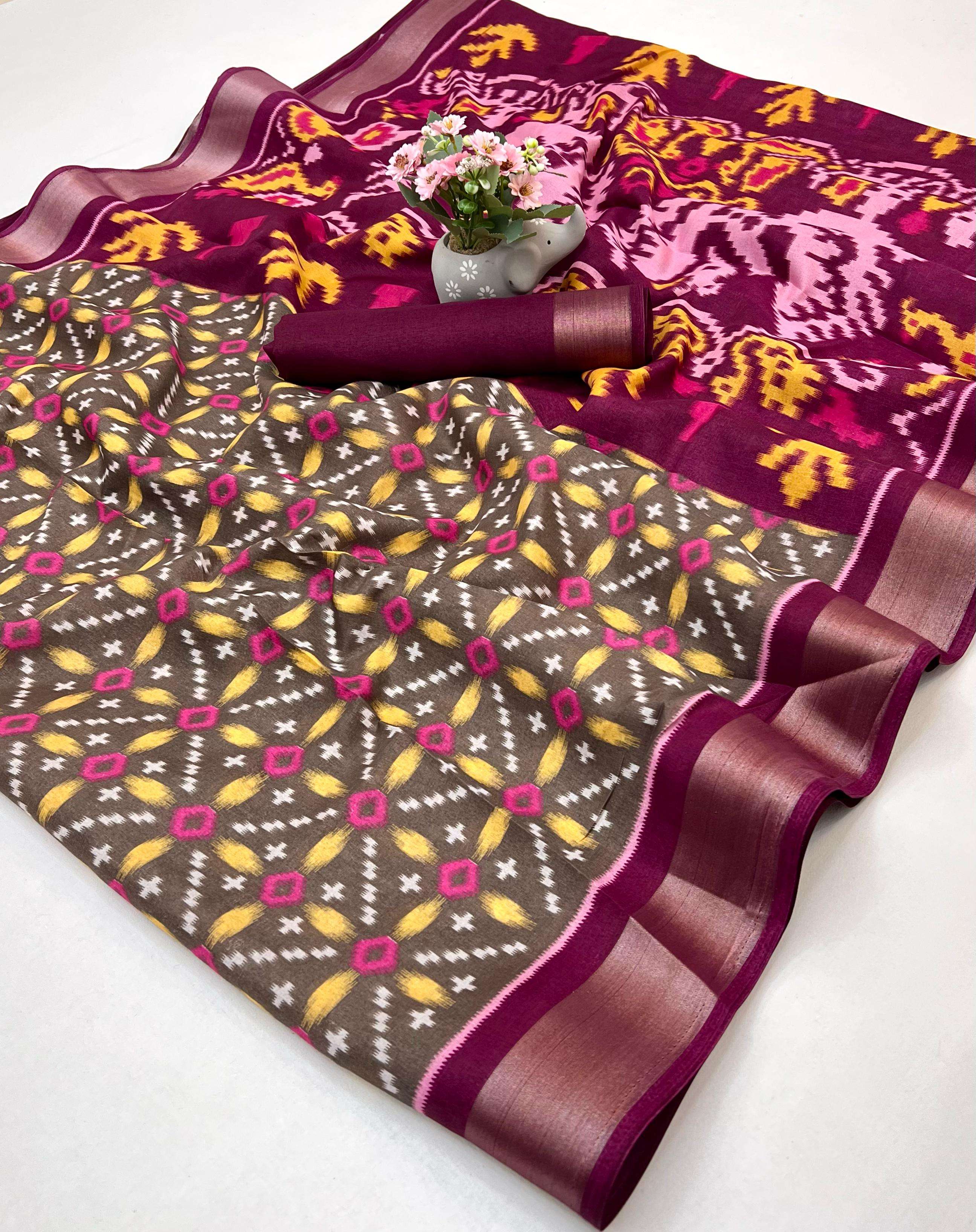 SHREYA VOL 6 SOFT COTTON PRINTED FANCY LOOK SAREE 