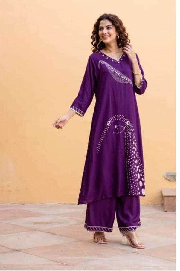 TOP BRANDED BOLLYWOOD RAYON CORD SET COLLECTION EXCLUSIVE SHOP ONLINE FF