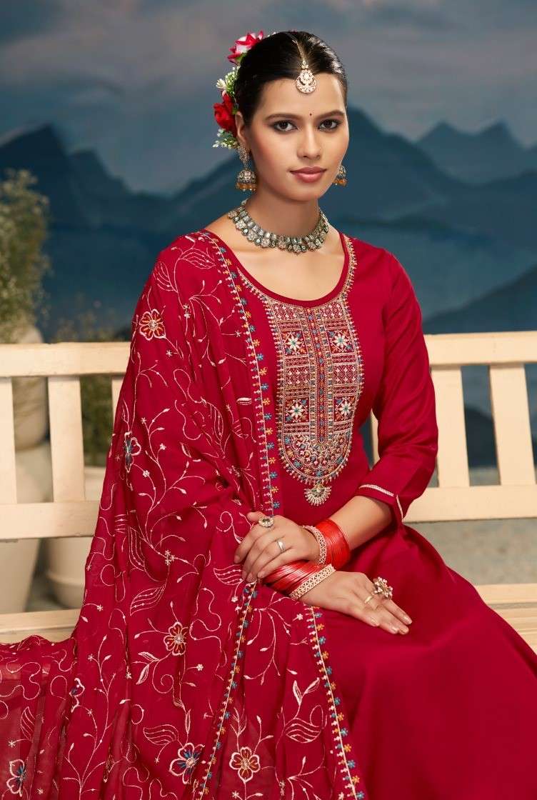 TRIPLE A KEERAT VOL 10 JAM COTTON WITH HEAVY WORK LADIES SUIT FOR FUNCTION CATALOG INDIAN