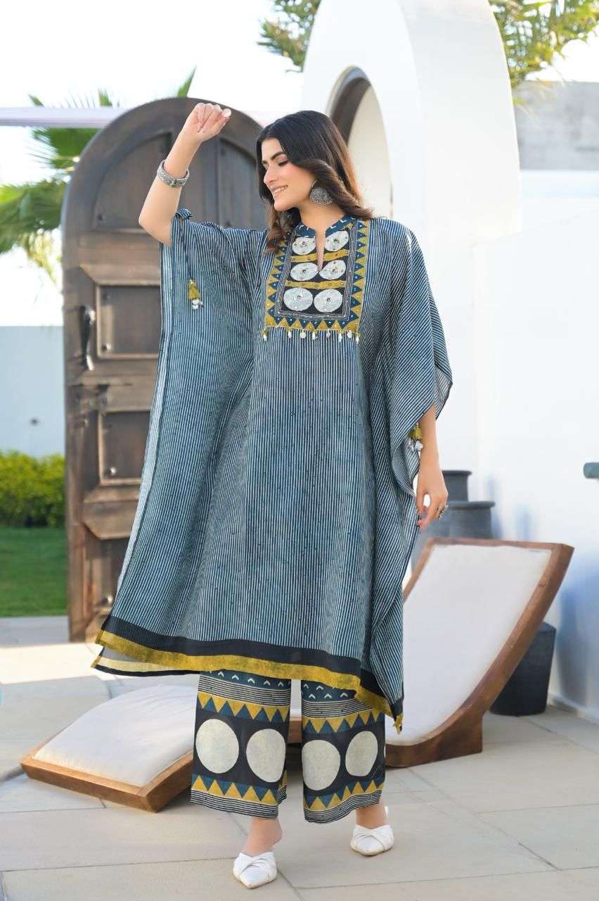 WESTERN STYLE KAFTAN PALAZZO SUIT FOR BOUTIQUE TYPE SHOP KAR K