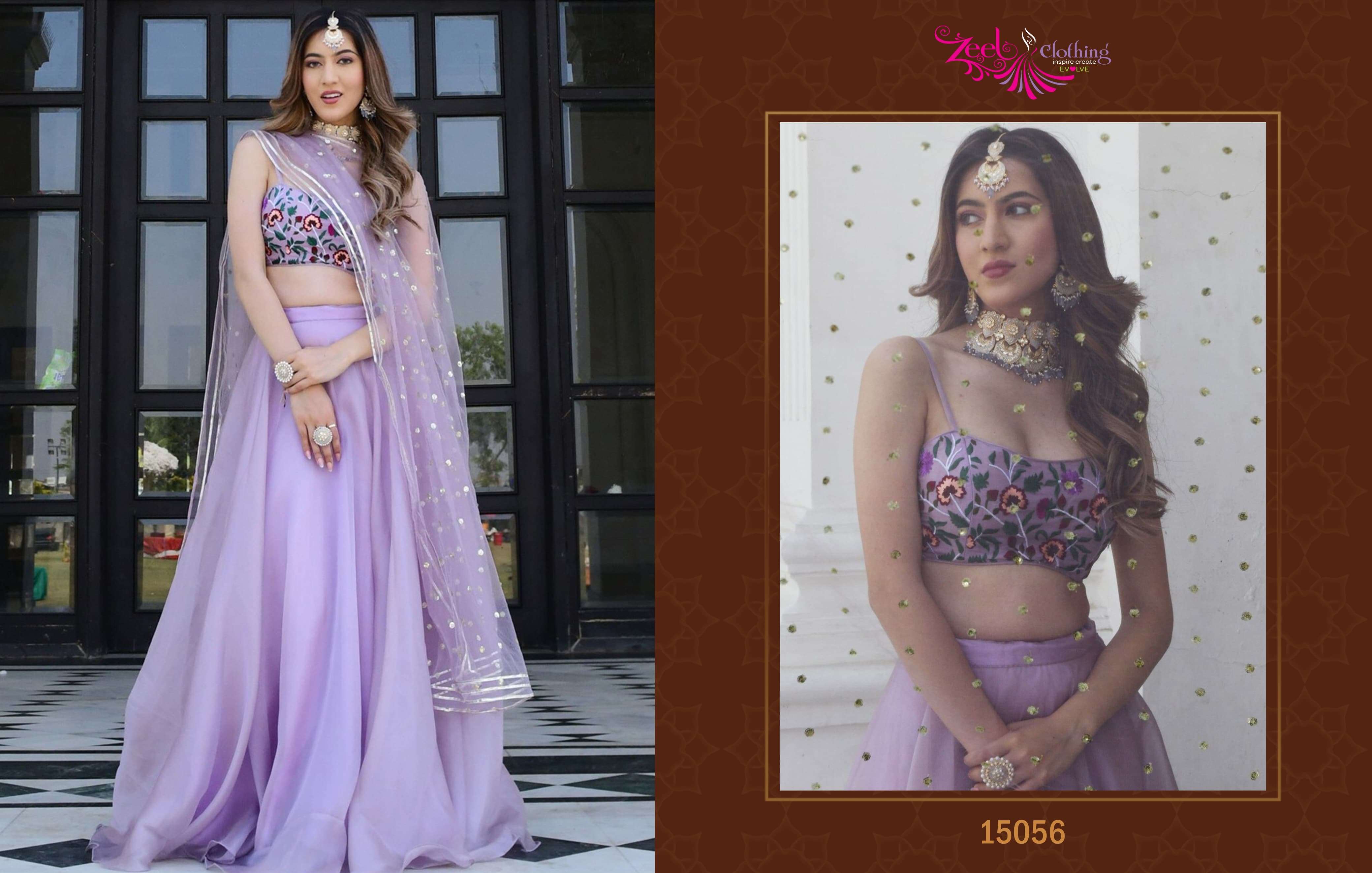 ZEEL CLOTHING VOL 23 FUNCTION SPECIAL TRADITIONAL LOOK LEHENGA CHOLI 