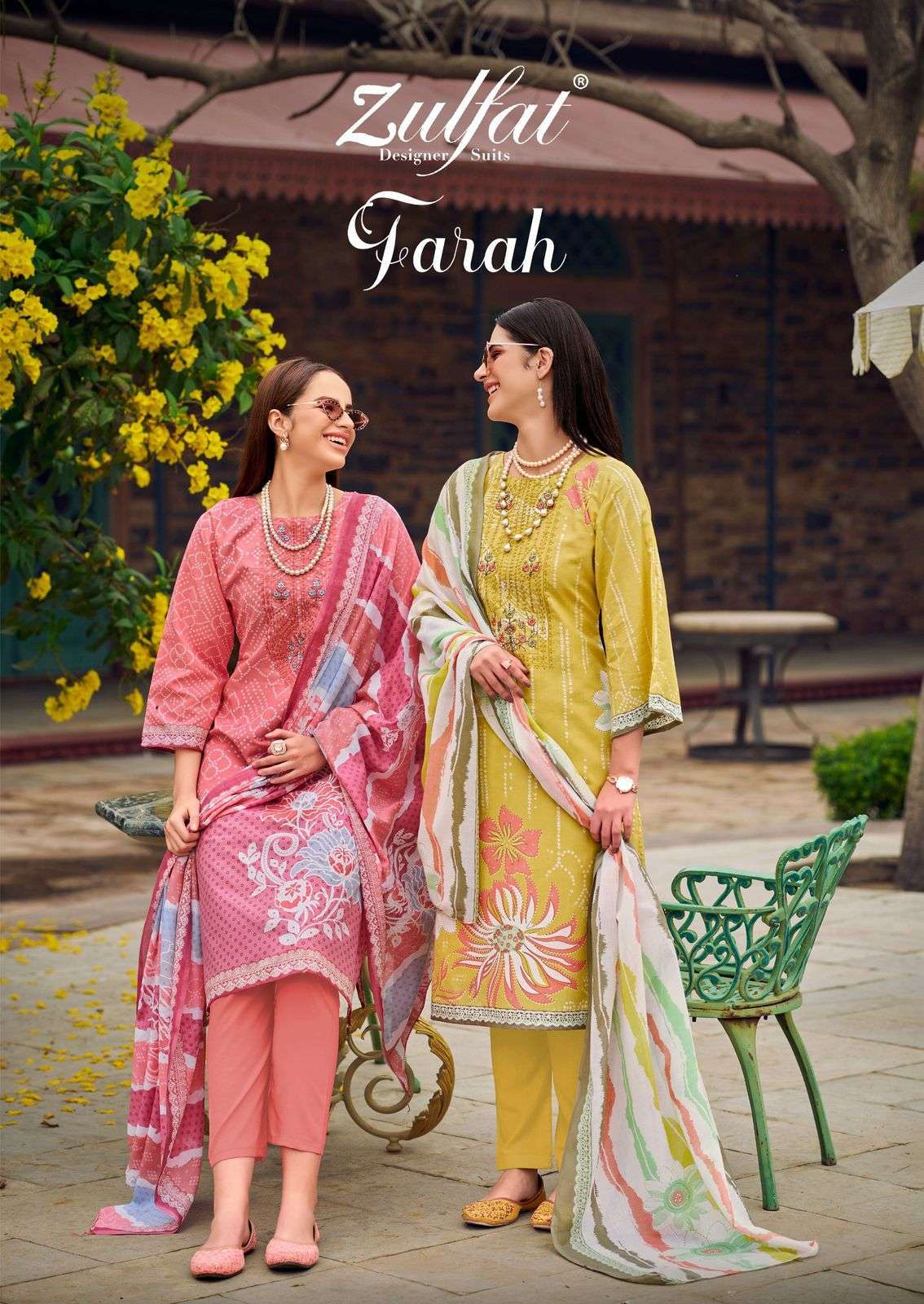 ZULFAT FARAH DESIGNER PRINT PURE COTTON SALWAR SUIT COLLECTION