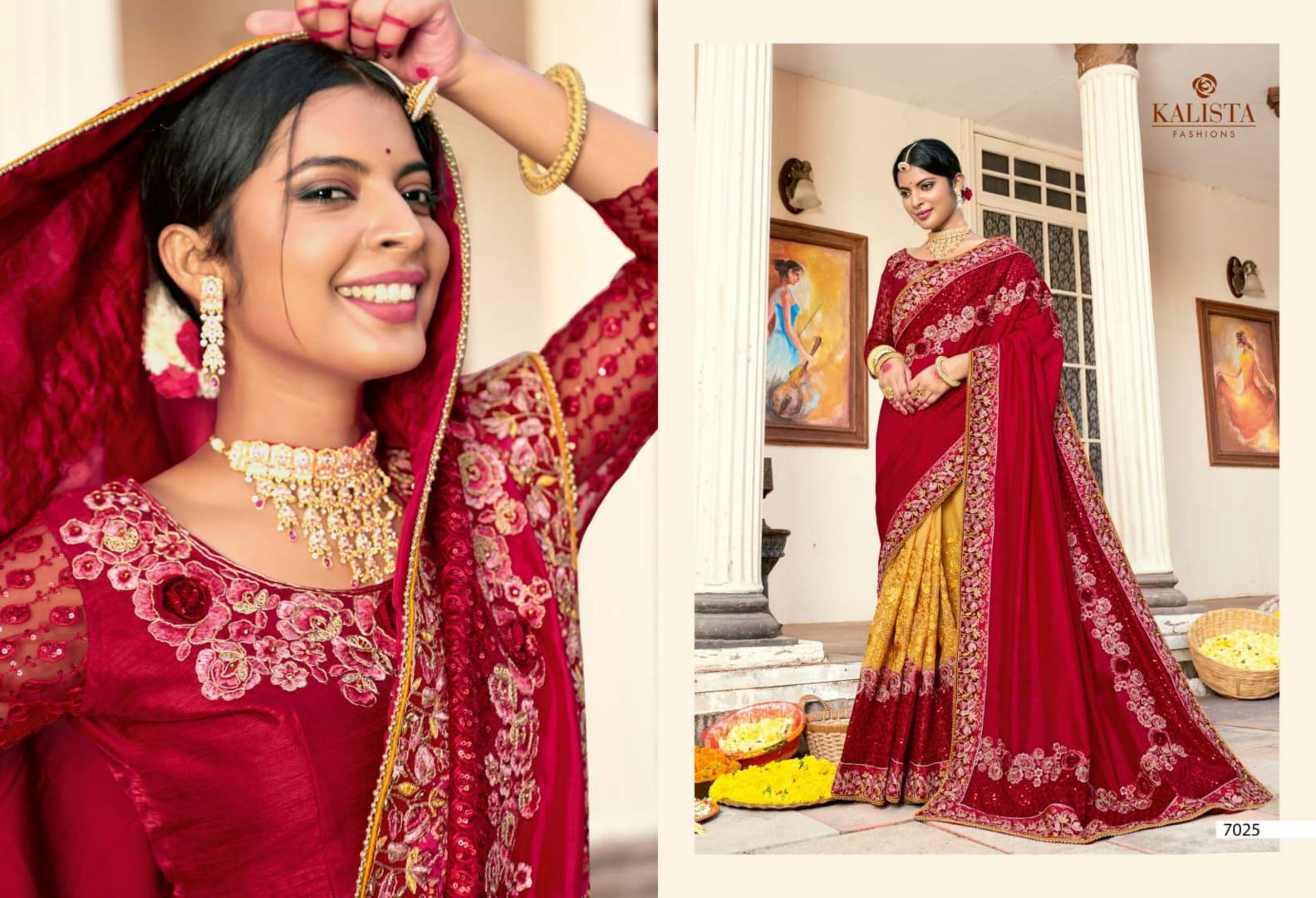 Kalista Fashion Khwaab Vol 21 Silk With Heavy Embroidery Work Designer Saree Collection At Wholesale Rate