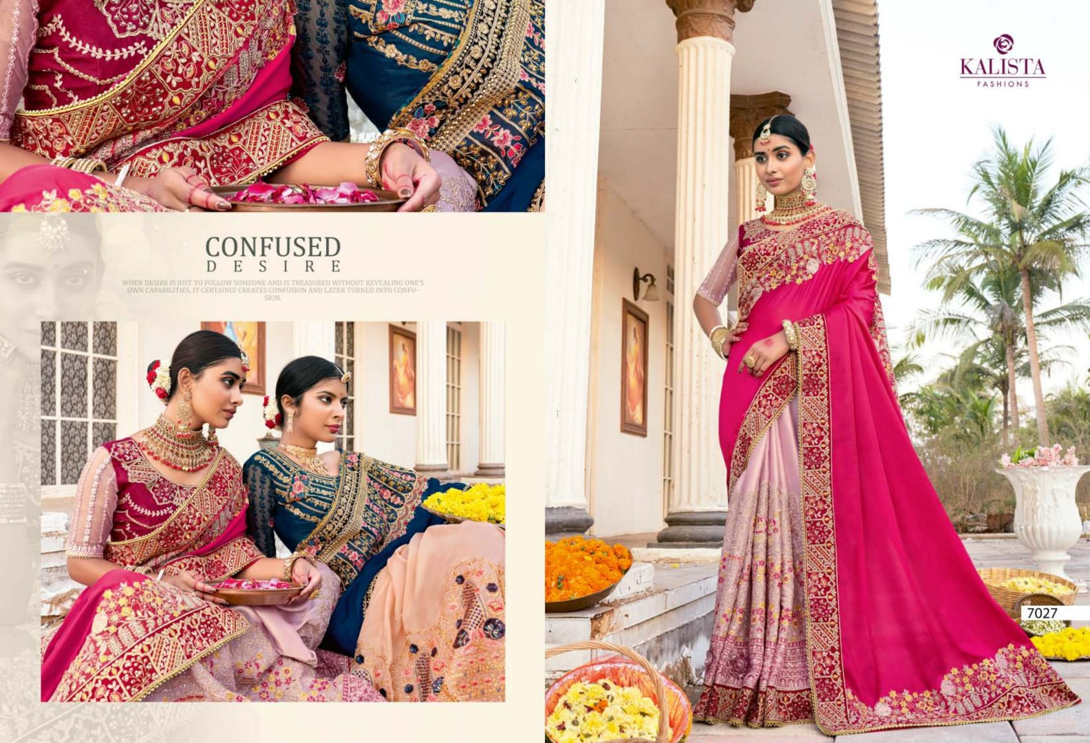 Kalista Fashion Khwaab Vol 21 Silk With Heavy Embroidery Work Designer Saree Collection At Wholesale Rate