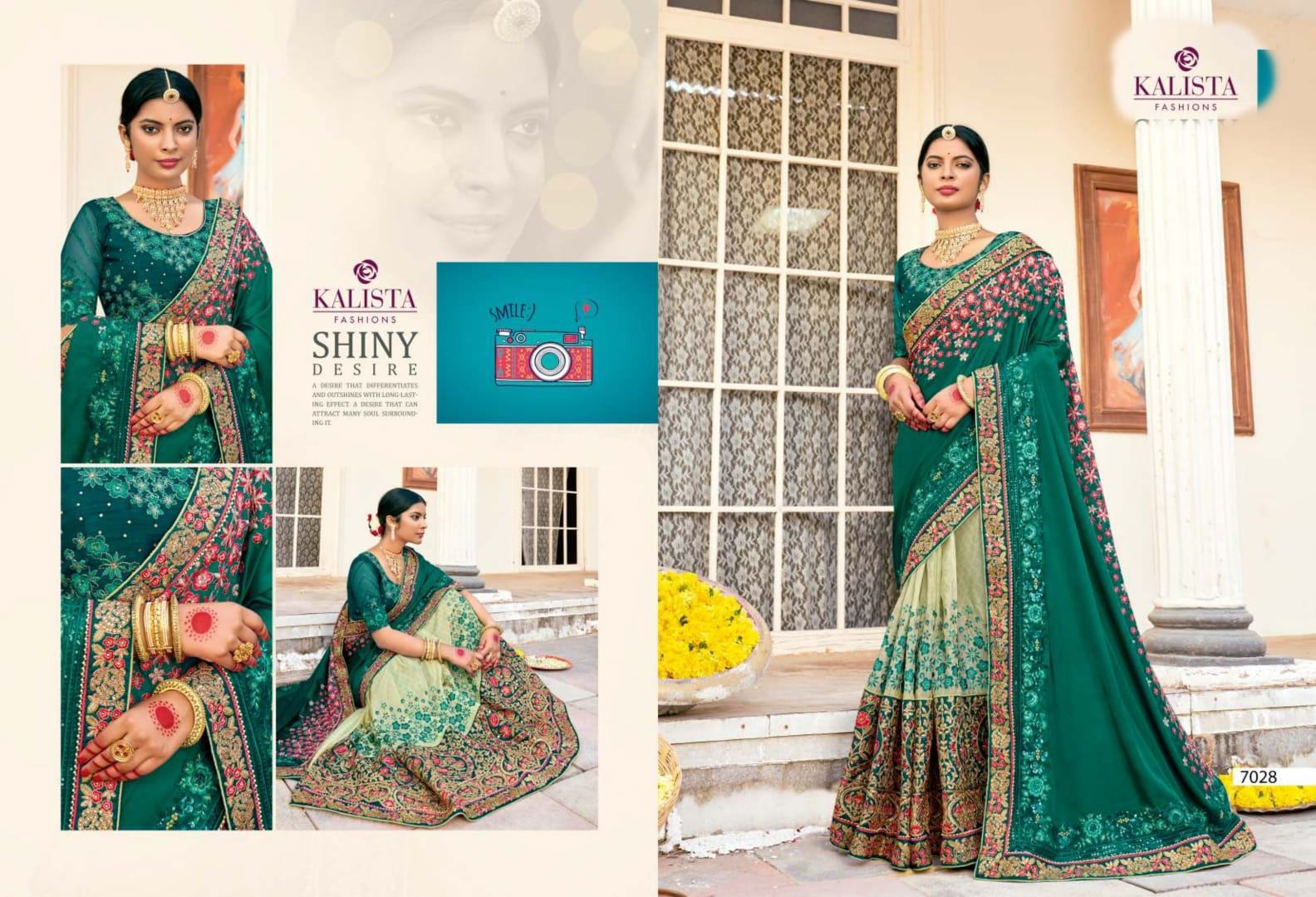 Kalista Fashion Khwaab Vol 21 Silk With Heavy Embroidery Work Designer Saree Collection At Wholesale Rate