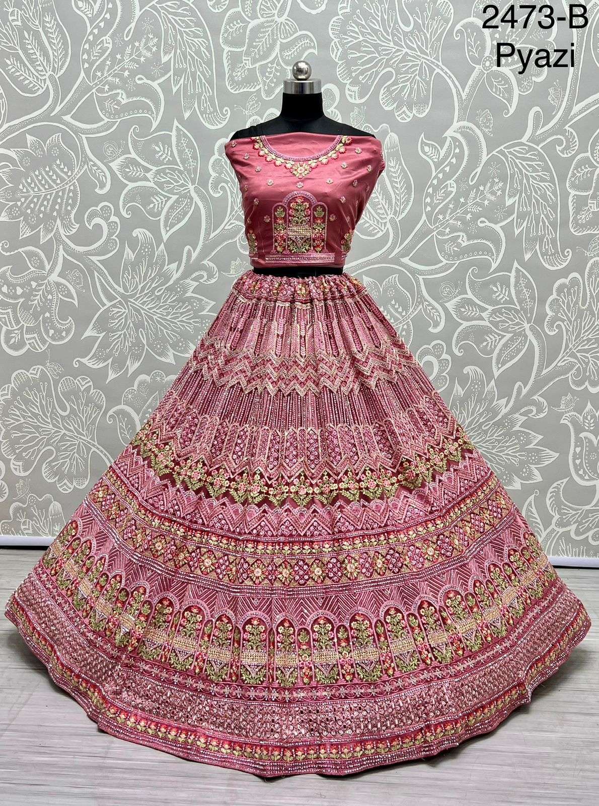 Launching Bridal Lehenga Choli in Multi Thread Work Indian Wedding Dress ,  Sabyasachi Lehenga Choli for Women ,multi Color Lehenga Available - Etsy