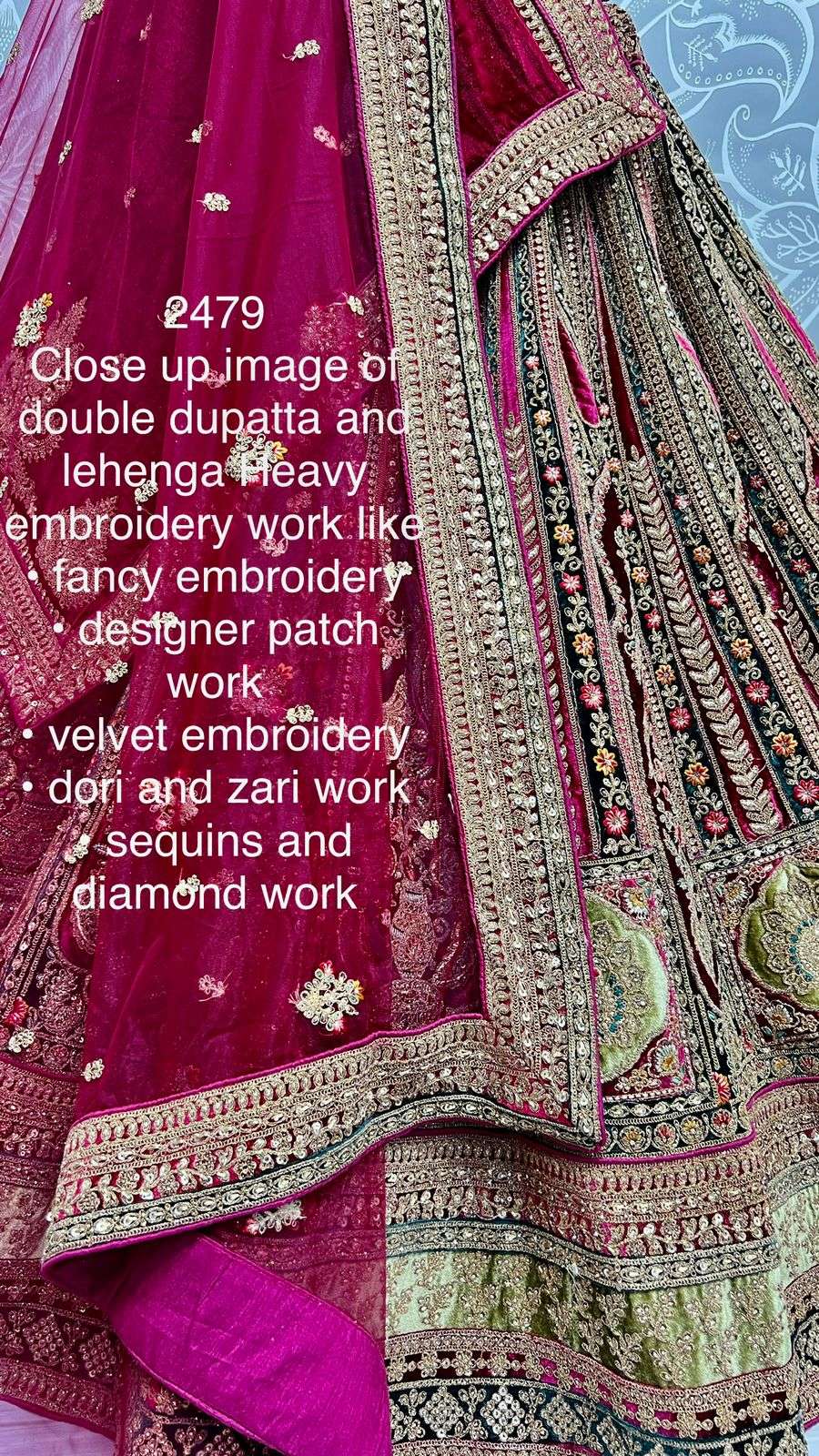 Buy Pink Beige Sequins Embroidered Raw Silk Exclusive Bridal Lehenga With Double  Dupatta Online | Samyakk