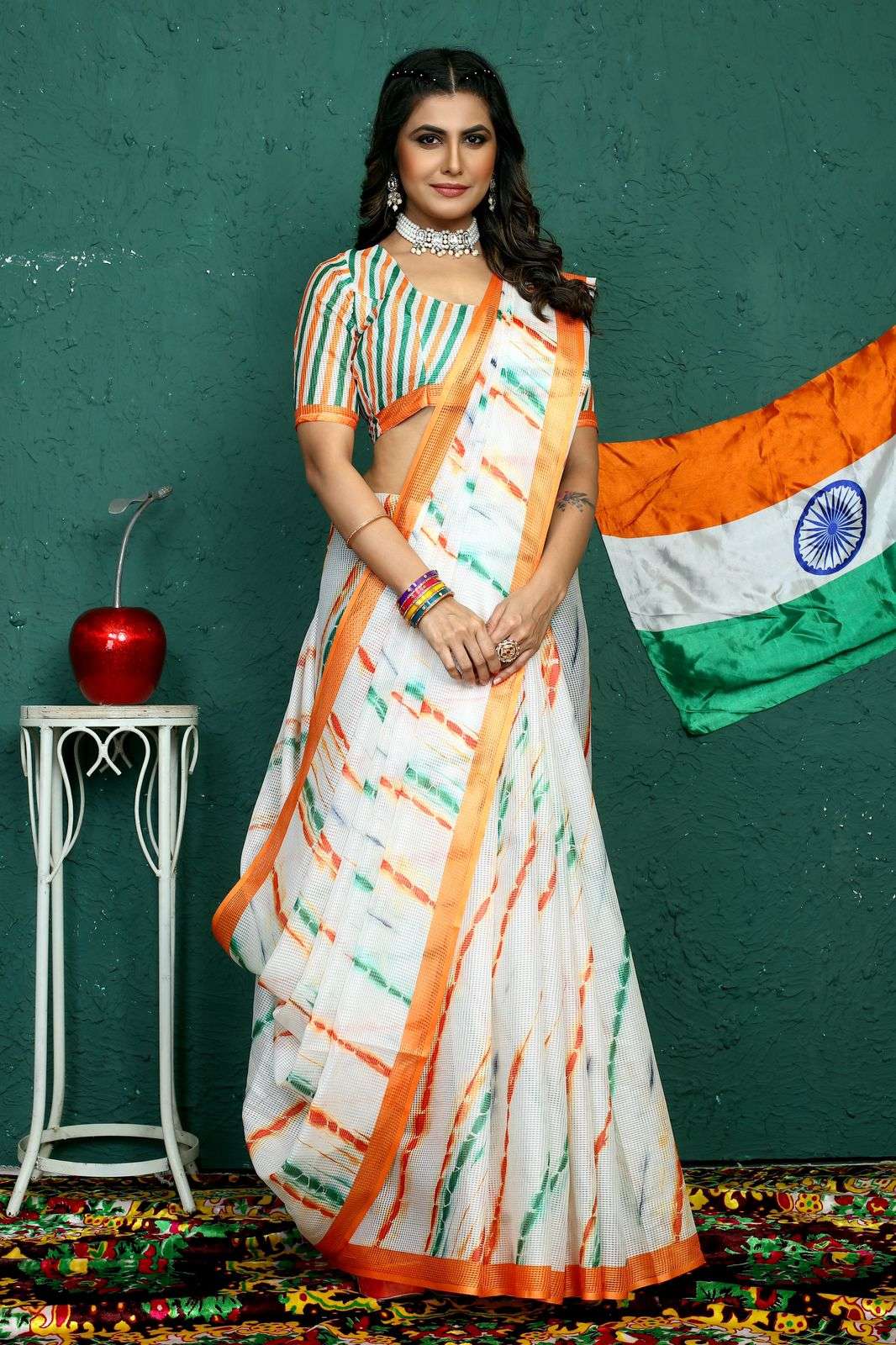 Dress up in Tri-Colours on 15th August Independence Day | 15 august independence  day, Women style edgy, Tri color