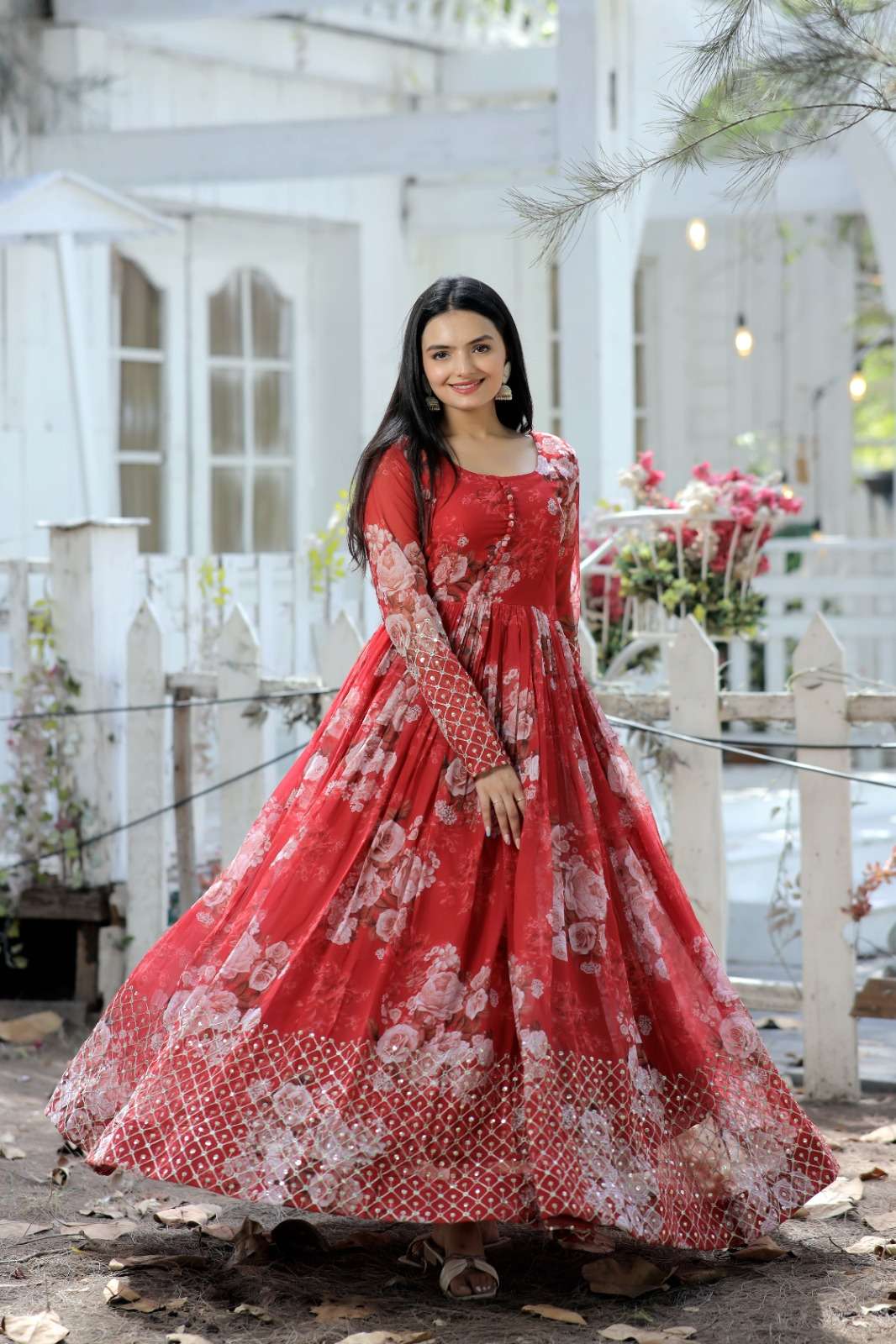 Buy Ritu Kumar Woman Printed Maxi Dress - Dresses for Women 20400502 |  Myntra