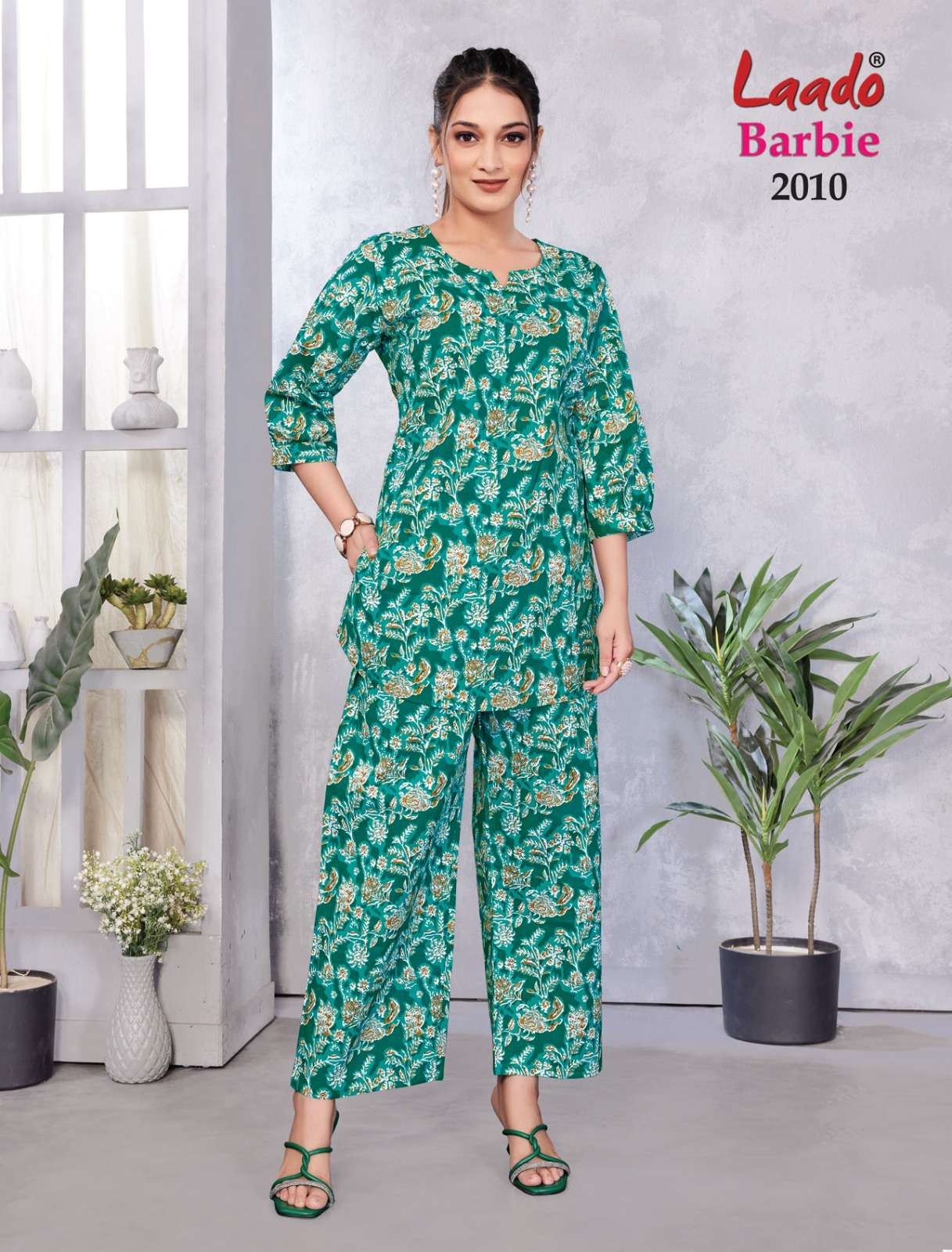 LADDO BARBIE VOL 2 CASUAL WEAR COTTON PRINT CORD SET WOMEN CATALOG
