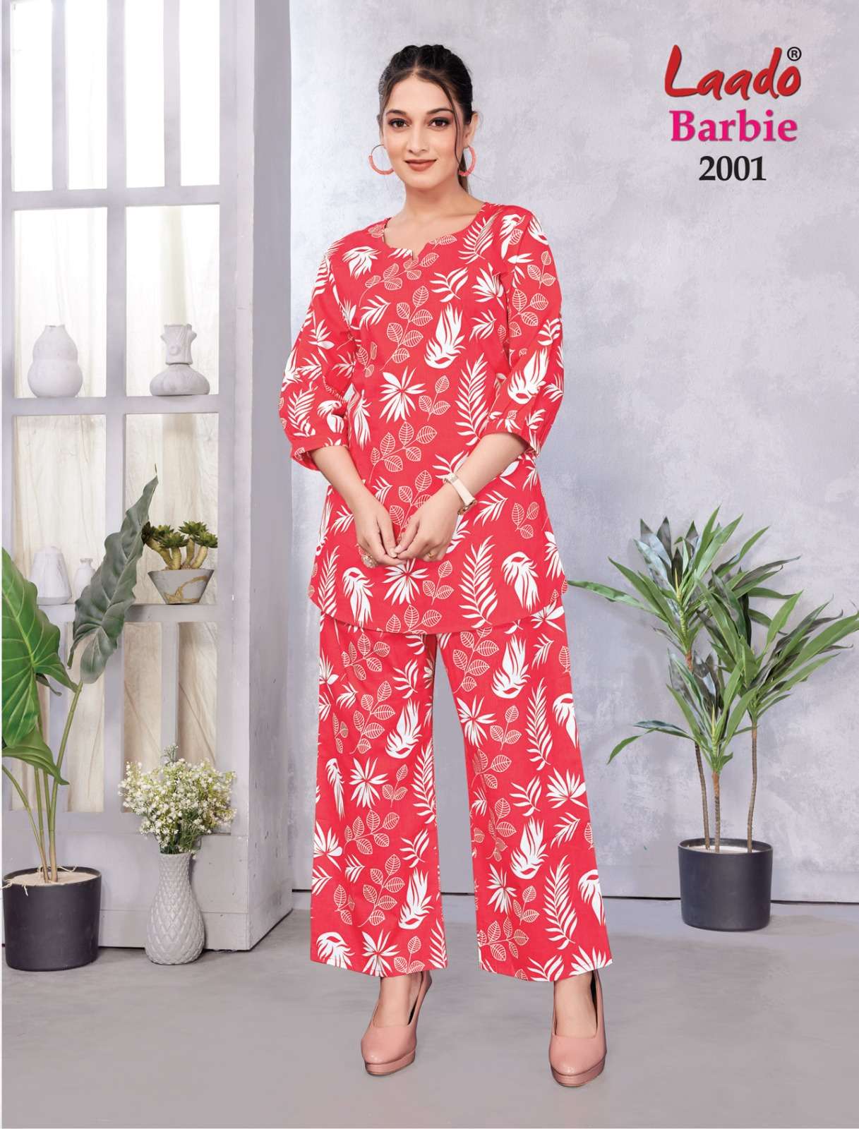 LADDO BARBIE VOL 2 CASUAL WEAR COTTON PRINT CORD SET WOMEN CATALOG