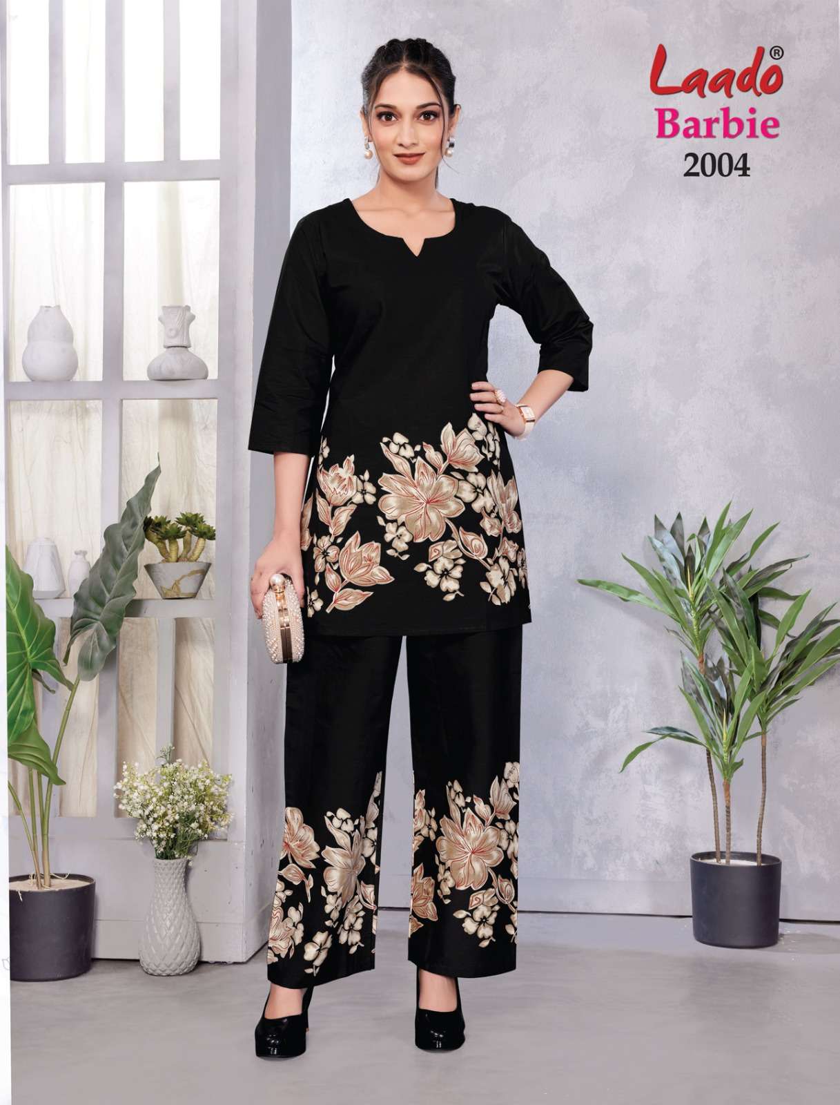 LADDO BARBIE VOL 2 CASUAL WEAR COTTON PRINT CORD SET WOMEN CATALOG
