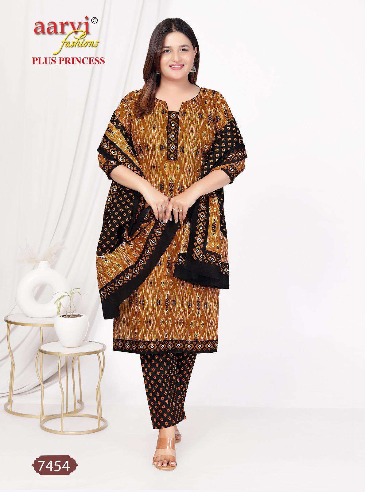AARVI FASHION PRINCESS VOL 4 BIG WOMEN DESIGNER READYMADE SUIT WHOLESALE