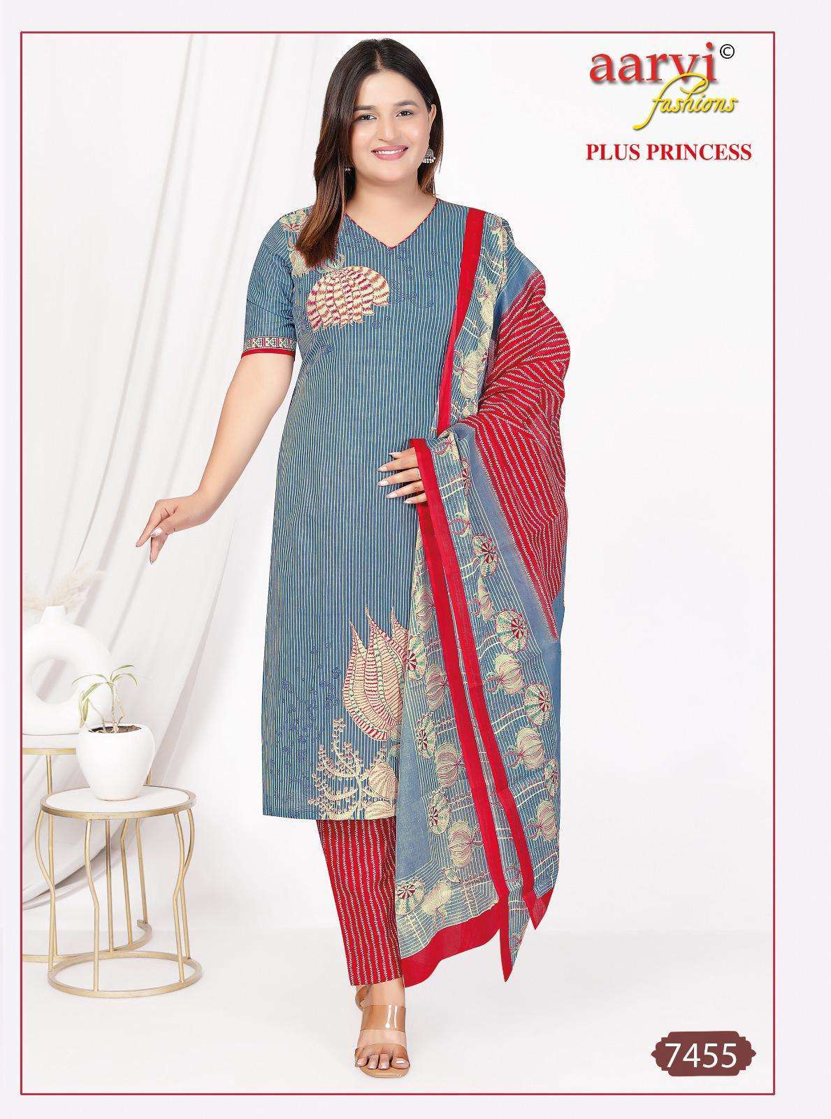 AARVI FASHION PRINCESS VOL 4 BIG WOMEN DESIGNER READYMADE SUIT WHOLESALE