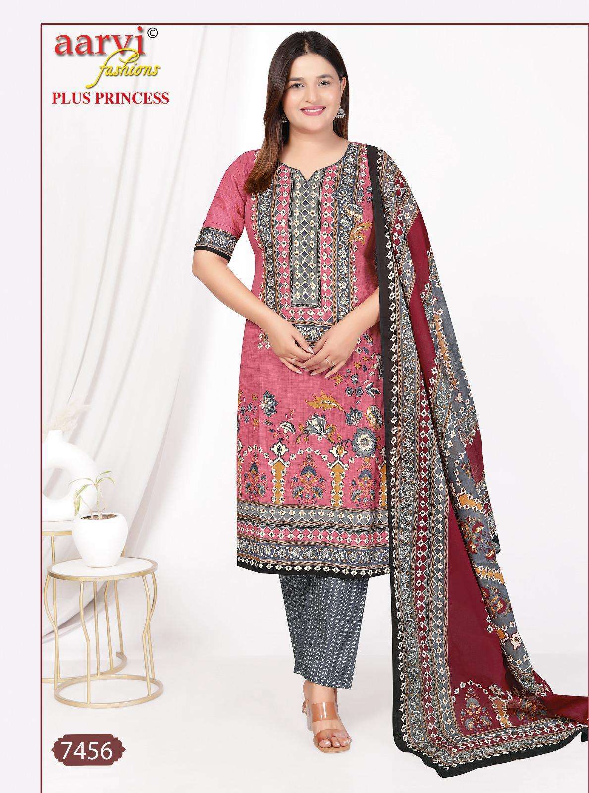 AARVI FASHION PRINCESS VOL 4 BIG WOMEN DESIGNER READYMADE SUIT WHOLESALE