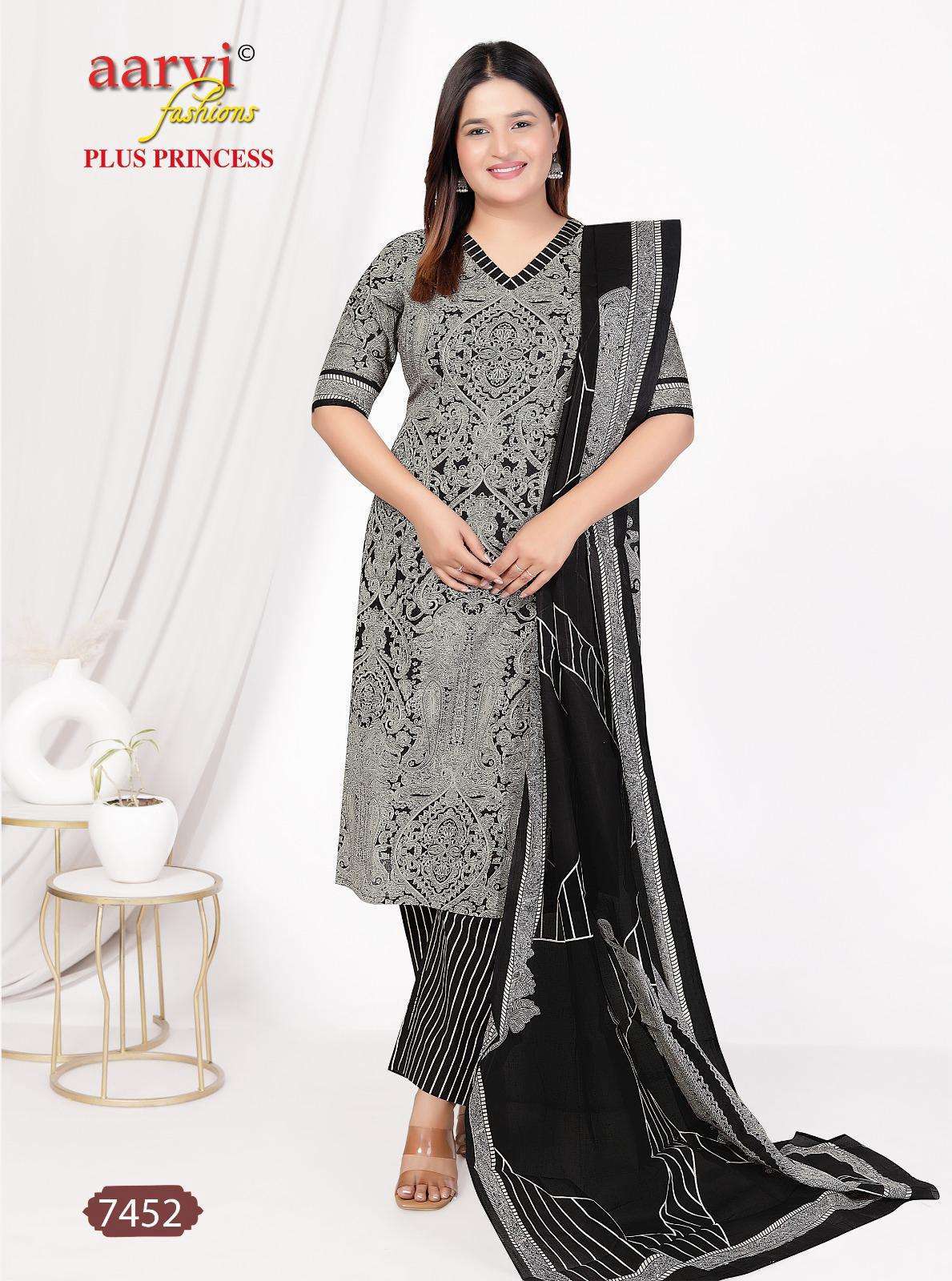 AARVI FASHION PRINCESS VOL 4 BIG WOMEN DESIGNER READYMADE SUIT WHOLESALE